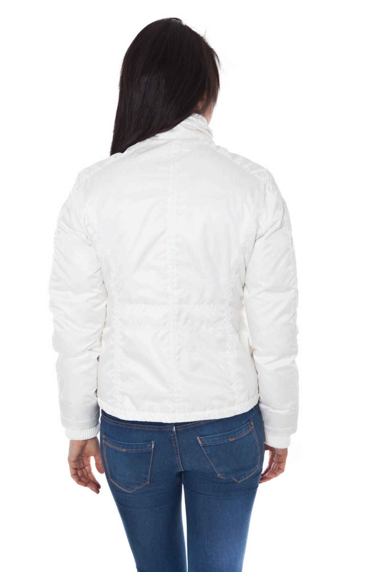 CALVIN KLEIN WHITE WOMAN DOWN JACKET