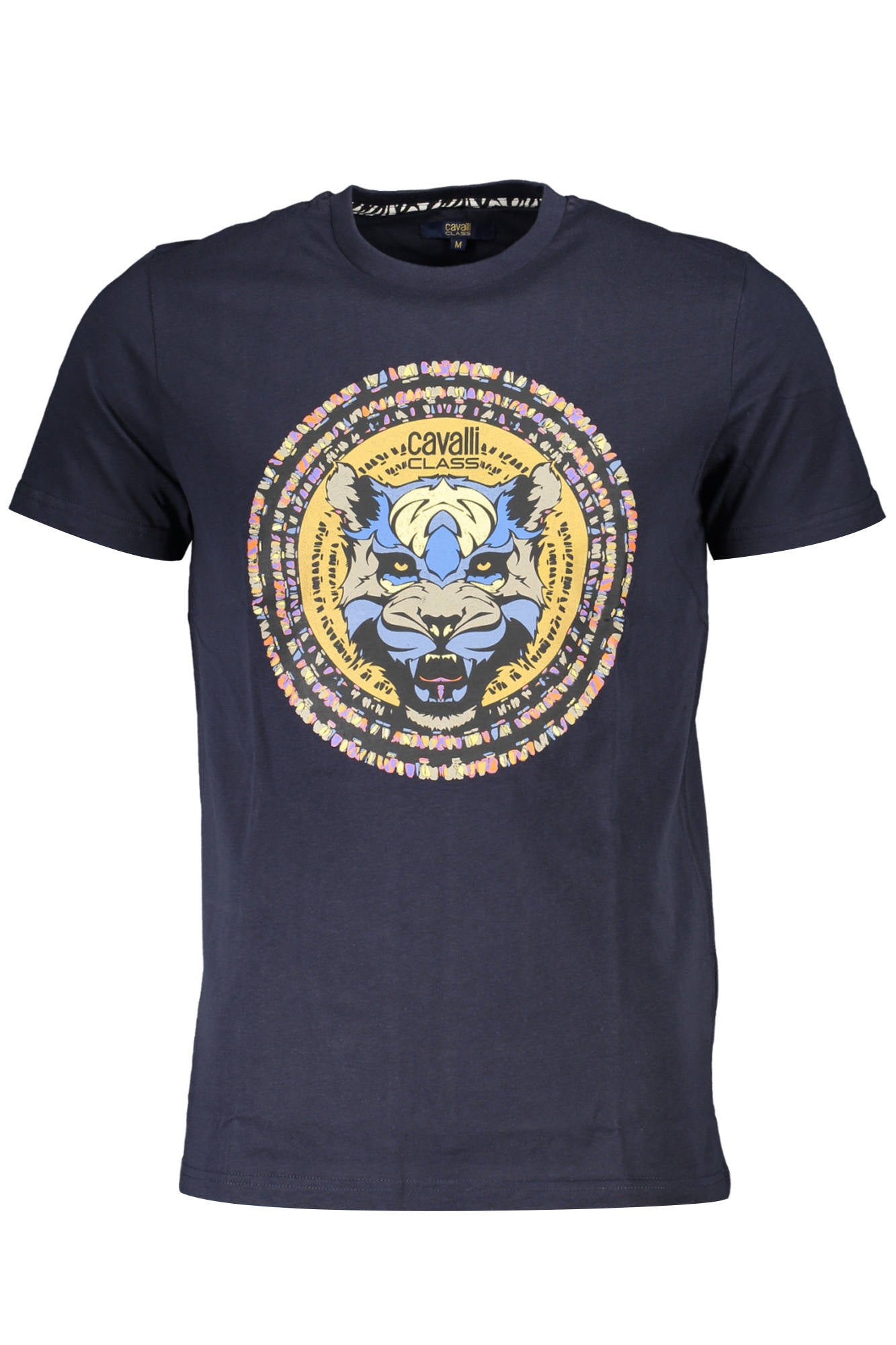 CAVALLI CLASS T-SHIRT SHORT SLEEVE MAN BLUE