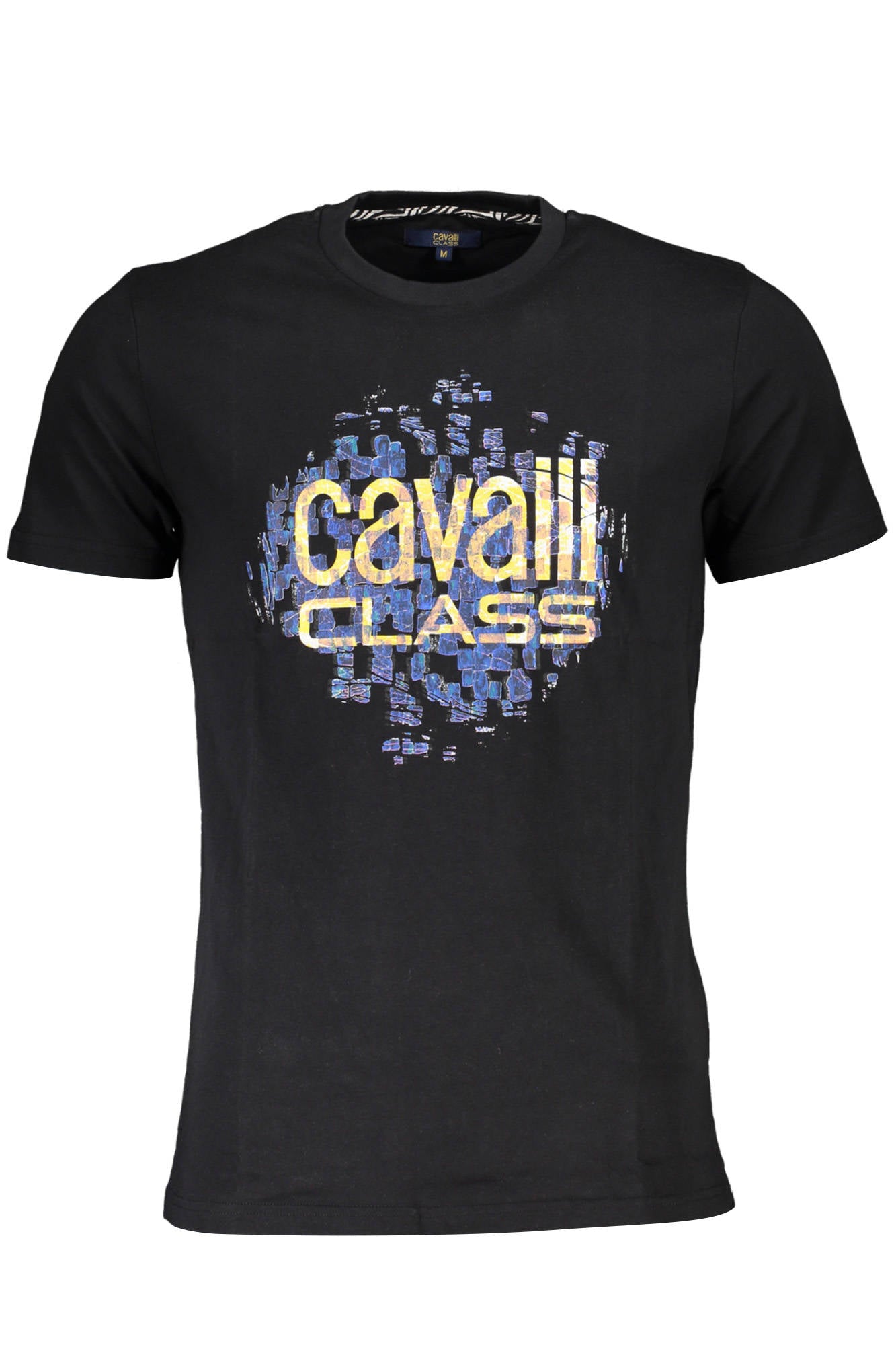 CAVALLI CLASS T-SHIRT SHORT SLEEVE MAN BLACK