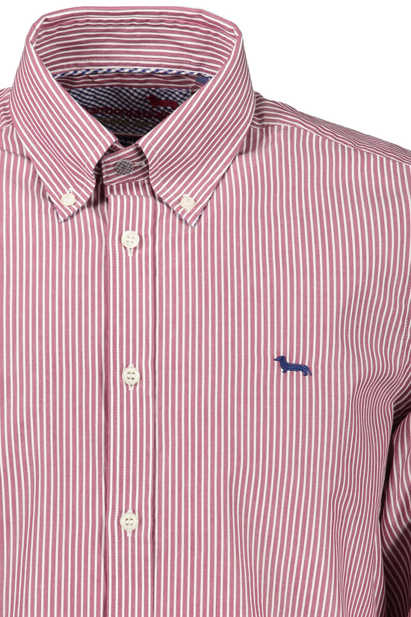 HARMONT & BLAINE MEN'S RED LONG SLEEVE SHIRT