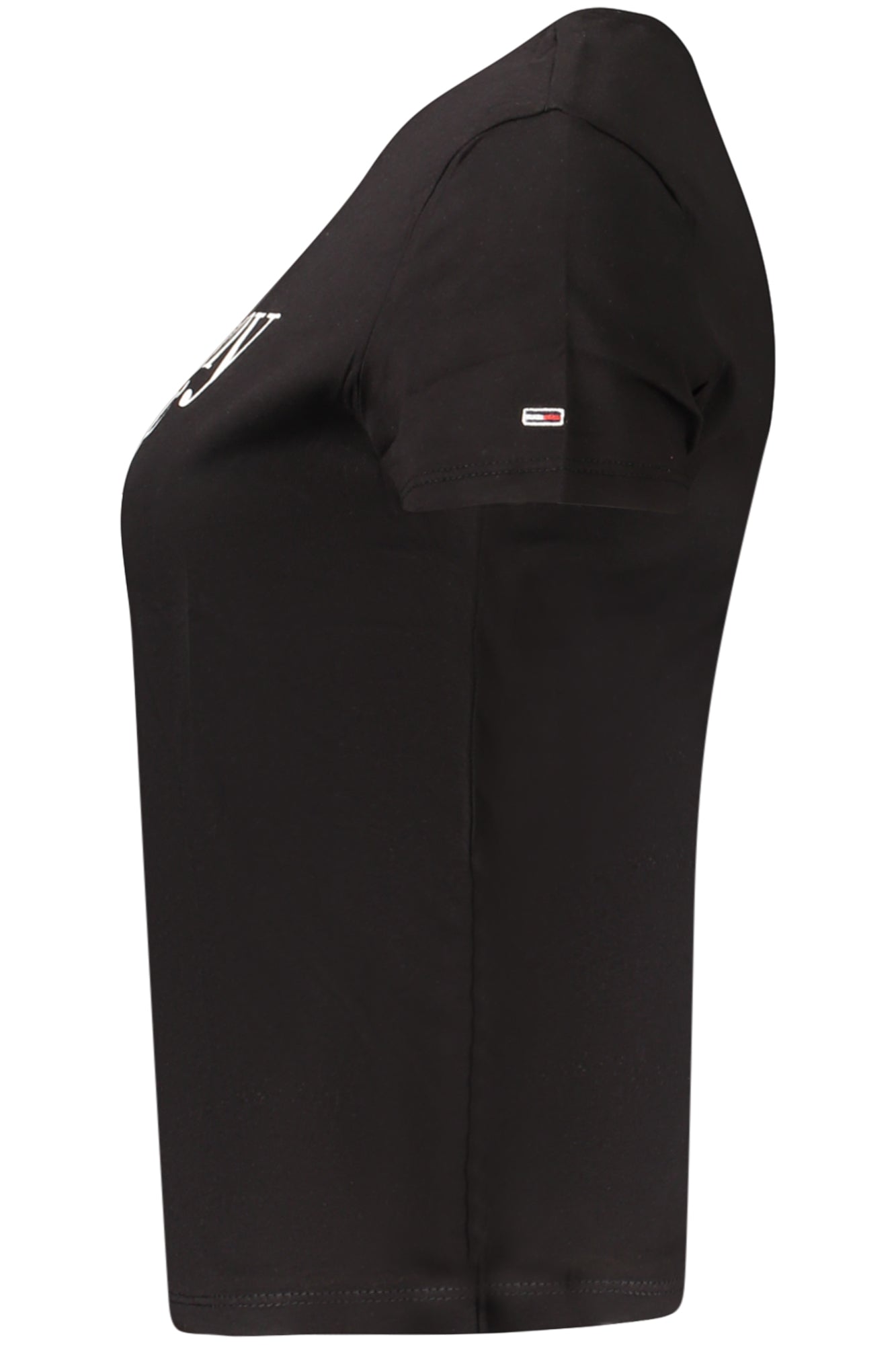 TOMMY HILFIGER SHORT SLEEVE T-SHIRT WOMEN BLACK