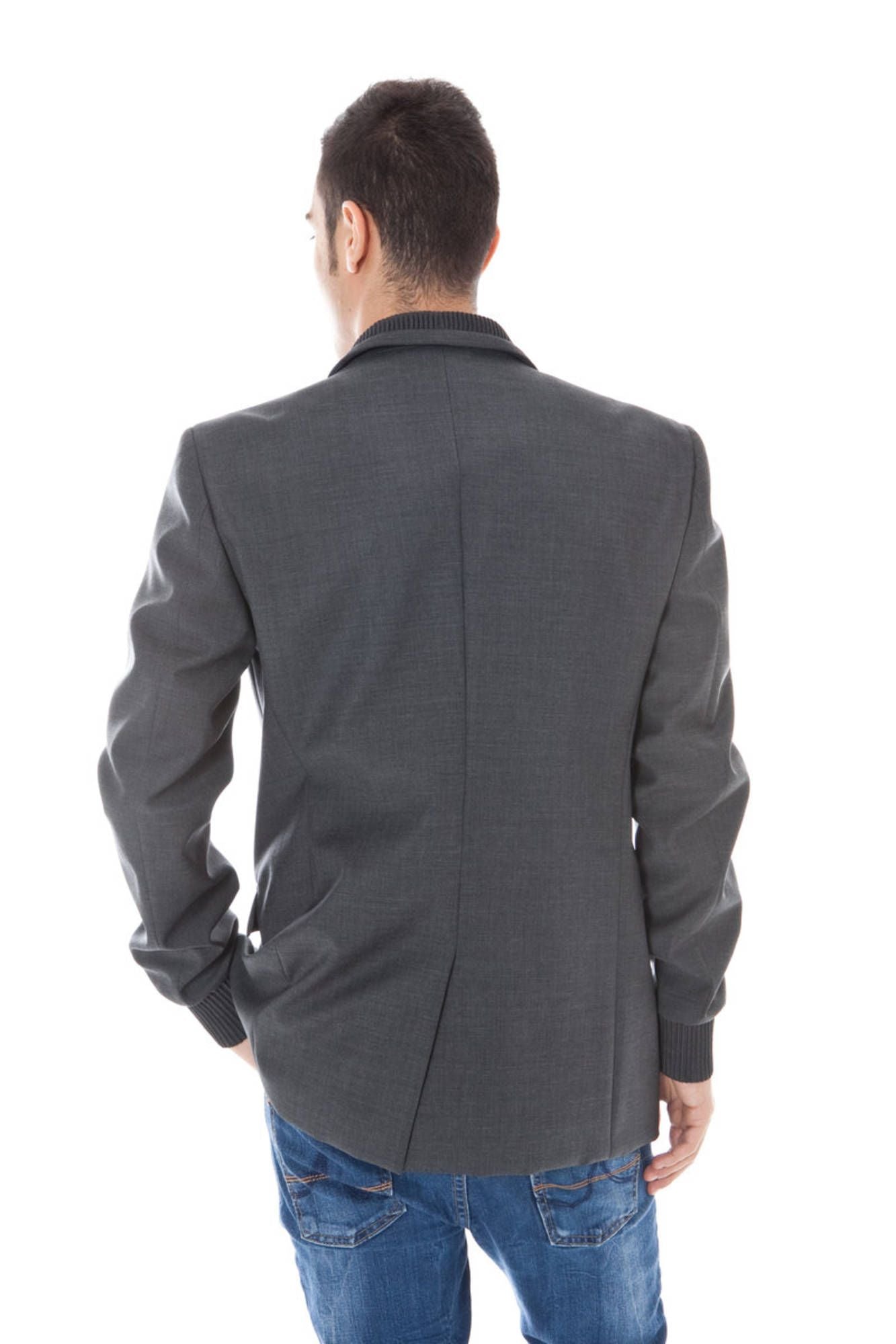 CALVIN KLEIN MEN'S CLASSIC JACKET GRAY