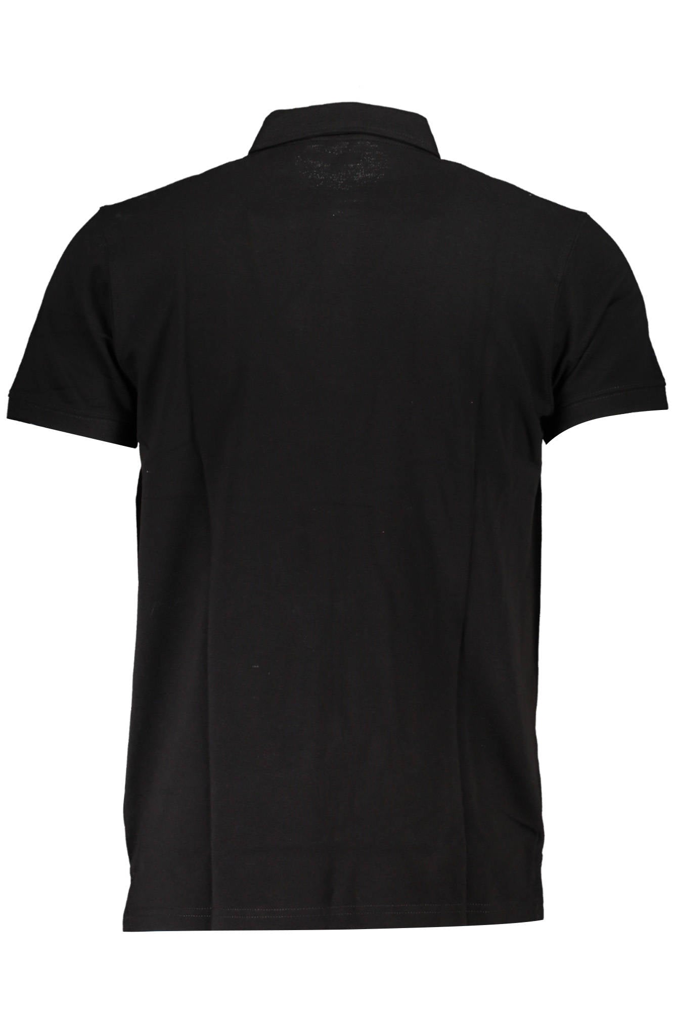 CAVALLI CLASS POLO SHORT SLEEVE MAN BLACK