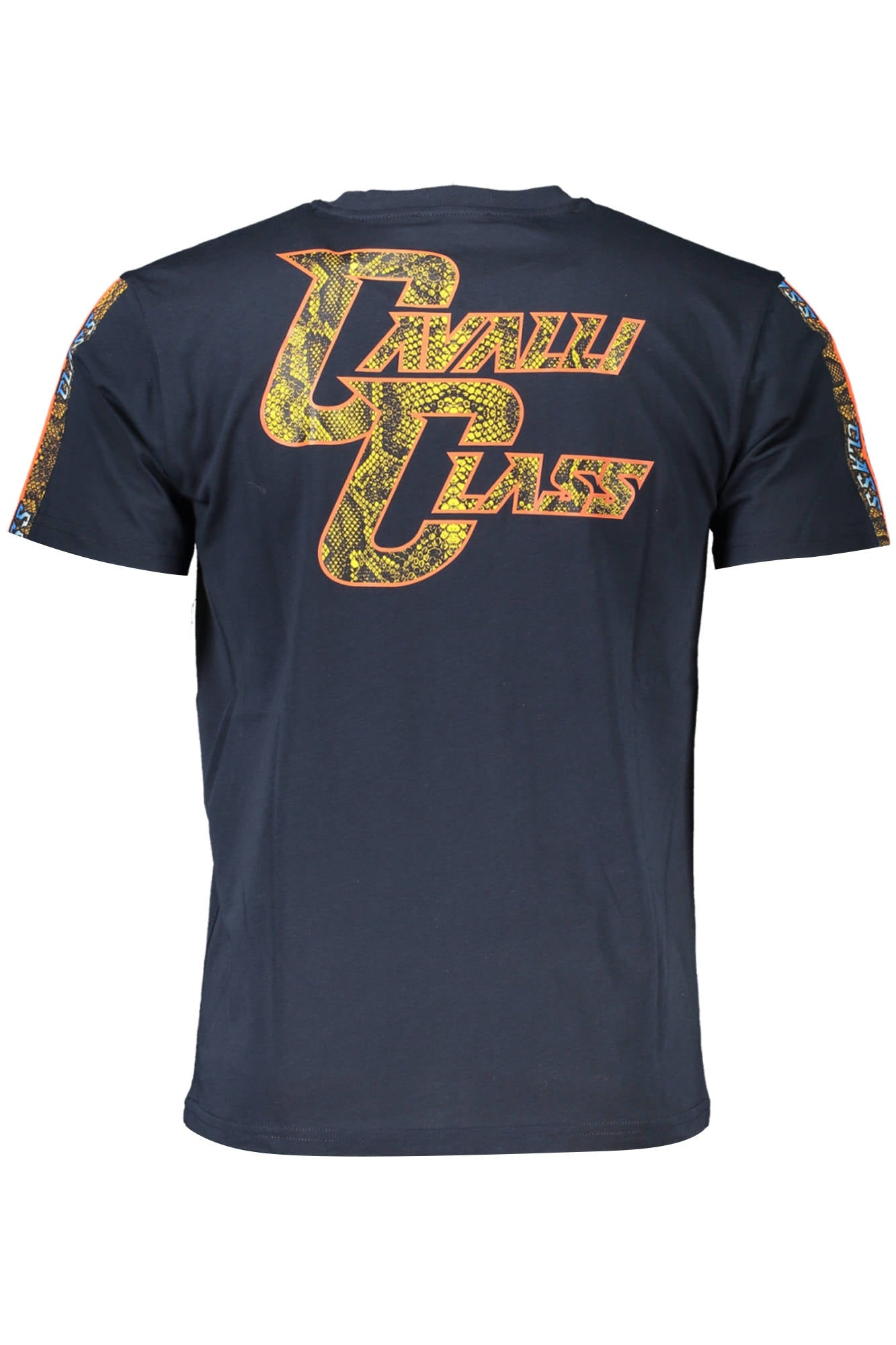 CAVALLI CLASS T-SHIRT SHORT SLEEVE MAN BLUE