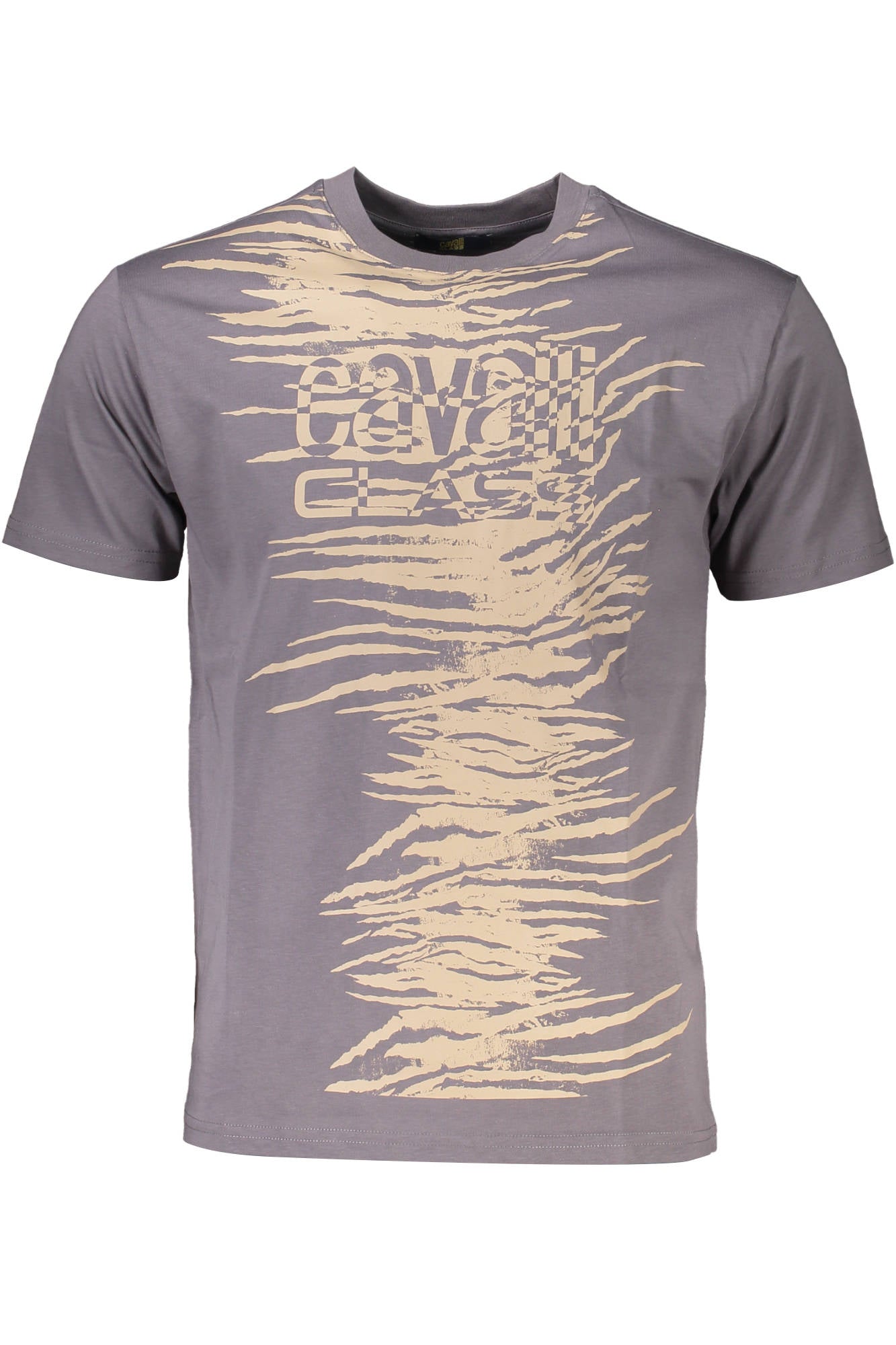 CAVALLI CLASS T-SHIRT SHORT SLEEVE MAN GRAY