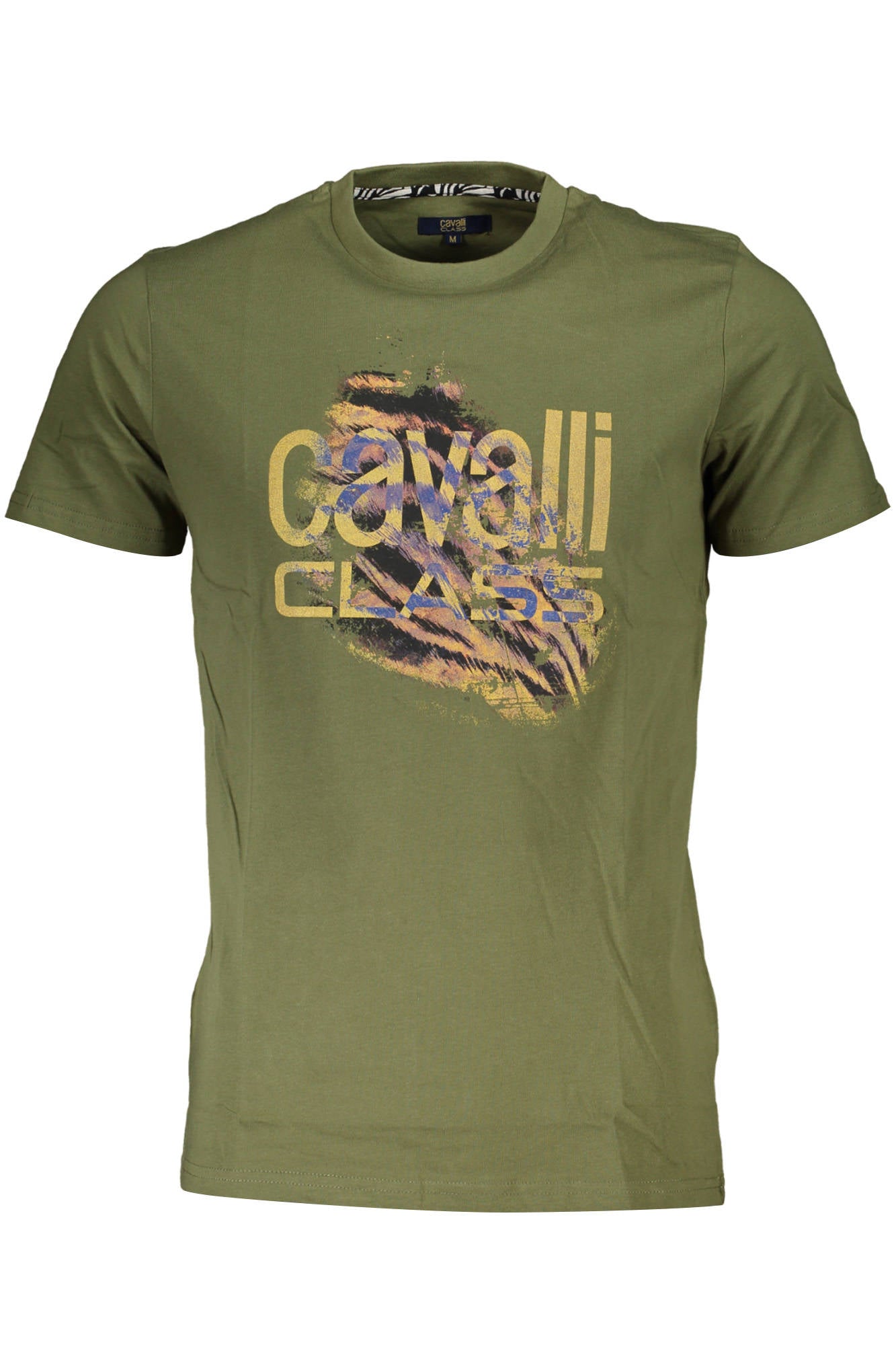 CAVALLI CLASS T-SHIRT SHORT SLEEVE MAN GREEN