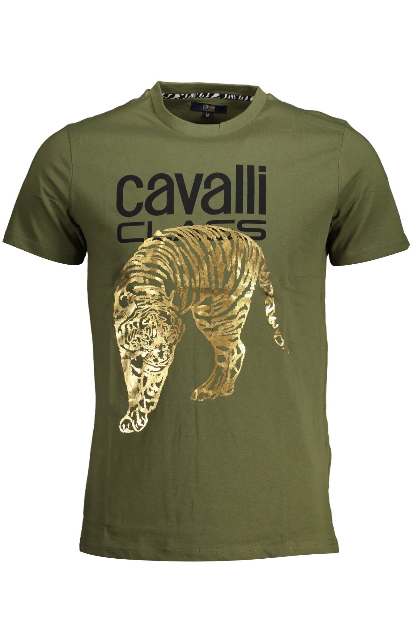 CAVALLI CLASS SHORT SLEEVE T-SHIRT MEN GREEN
