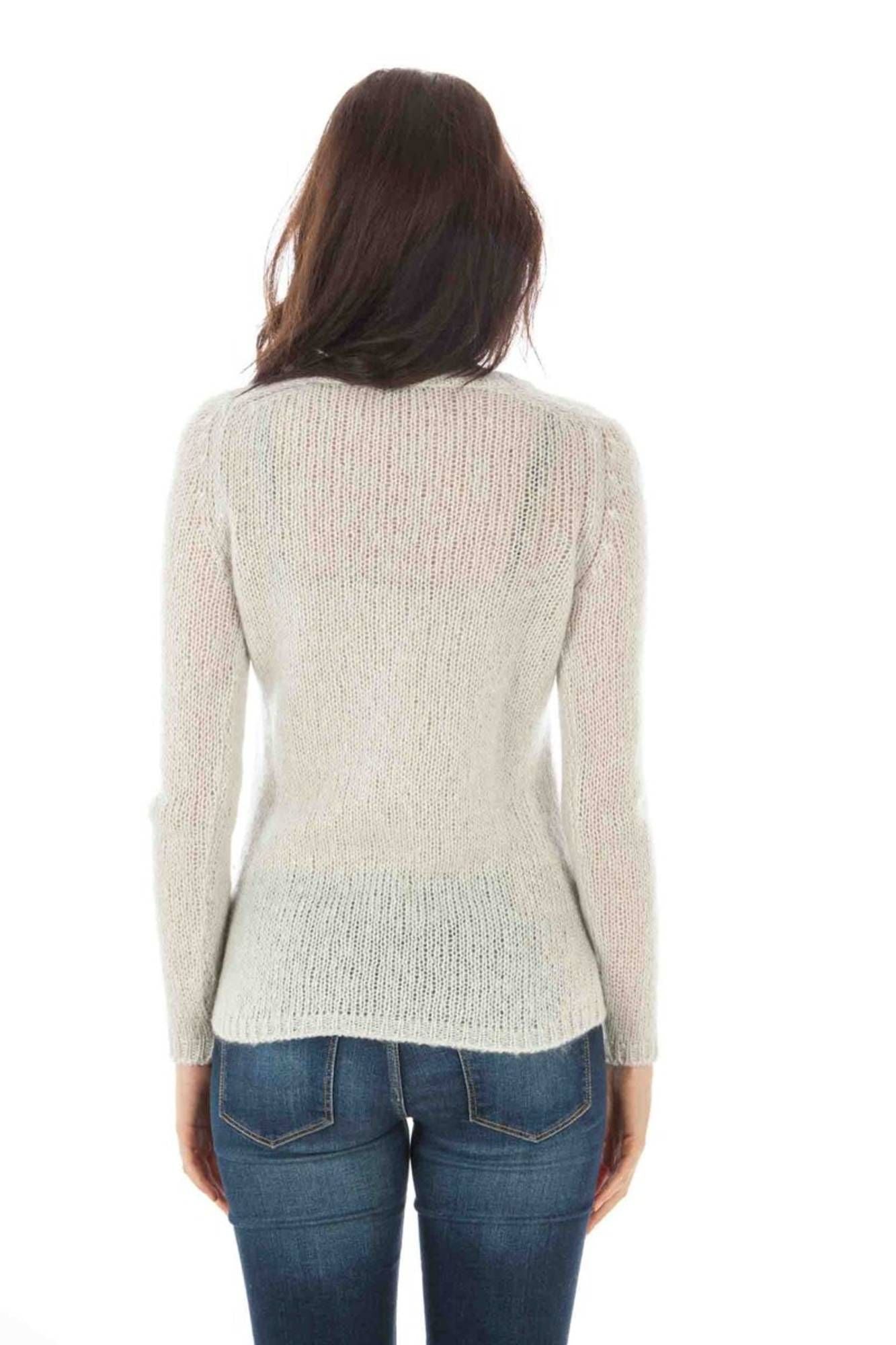 FRED PERRY WOMEN'S WHITE SWEATER