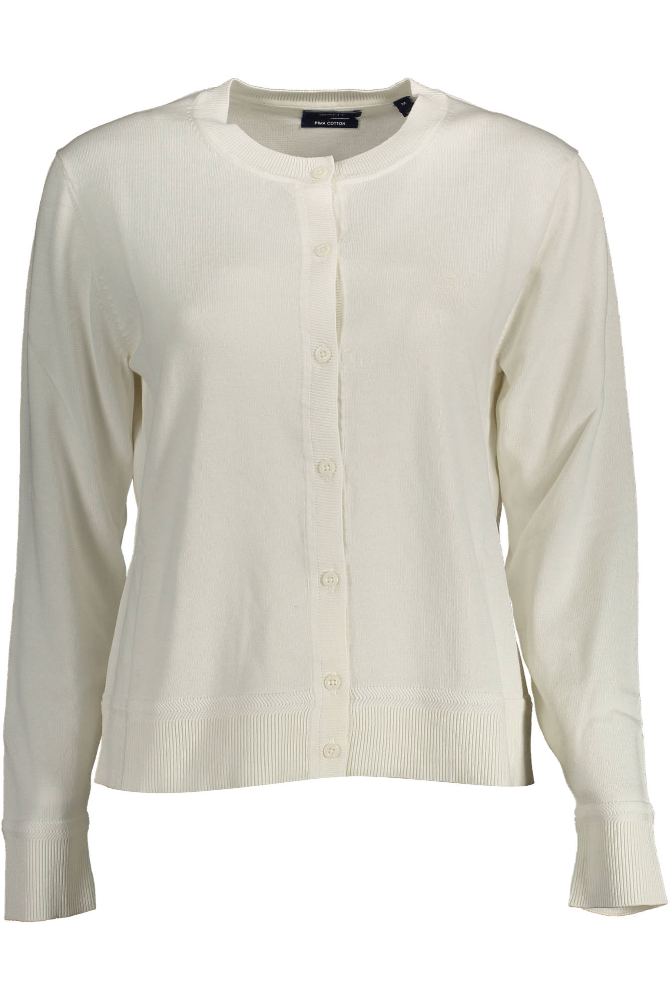 GANT CARDIGAN WOMAN WHITE