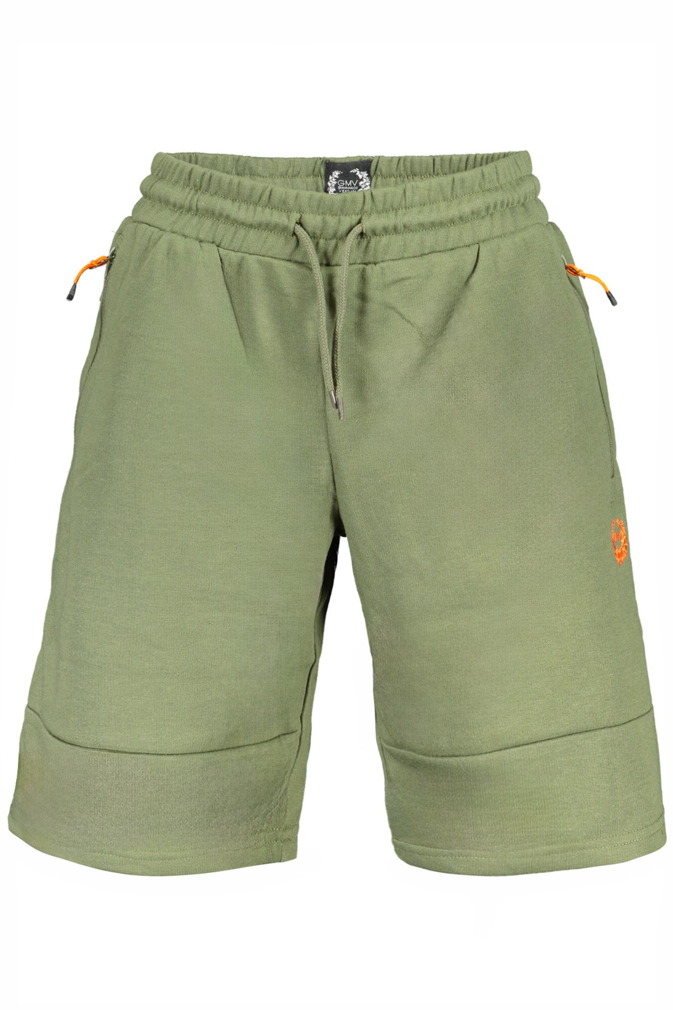 GIAN MARCO VENTURI MEN'S GREEN SHORT PANTS