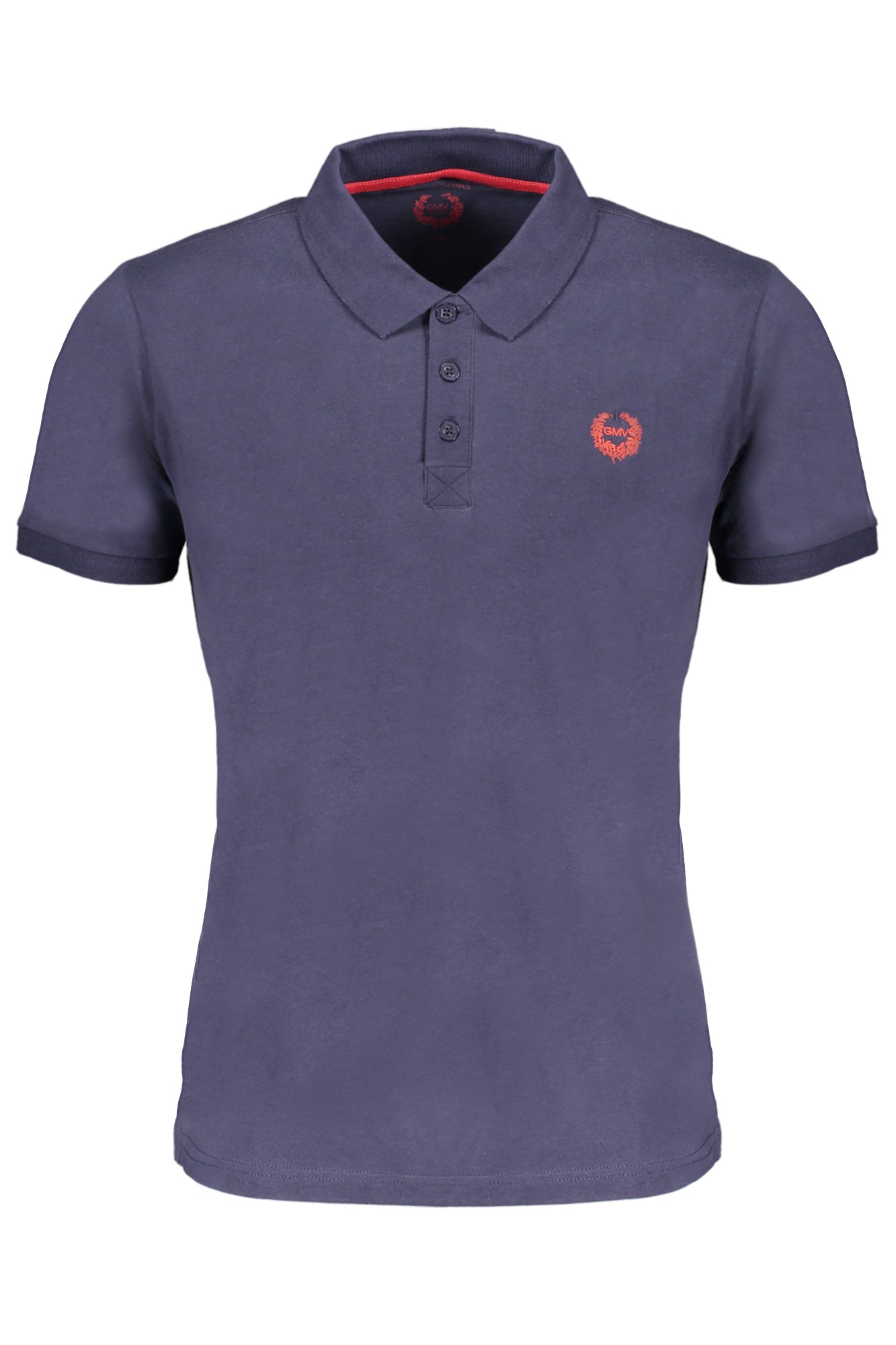 GIAN MARCO VENTURI MEN'S SHORT SLEEVED POLO SHIRT BLUE