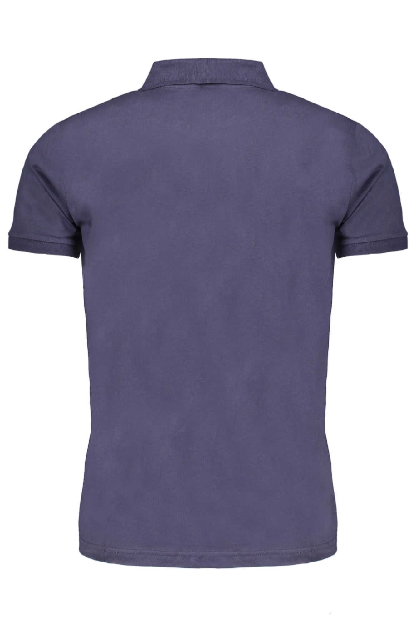 GIAN MARCO VENTURI MEN'S SHORT SLEEVED POLO SHIRT BLUE