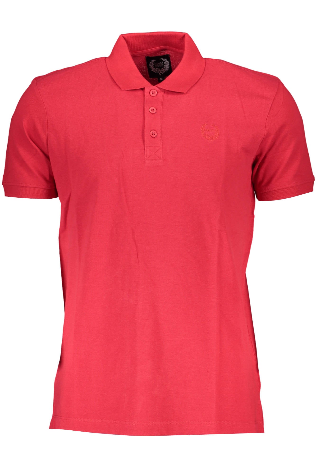 GIAN MARCO VENTURI MEN'S POLO SHORT SLEEVE RED