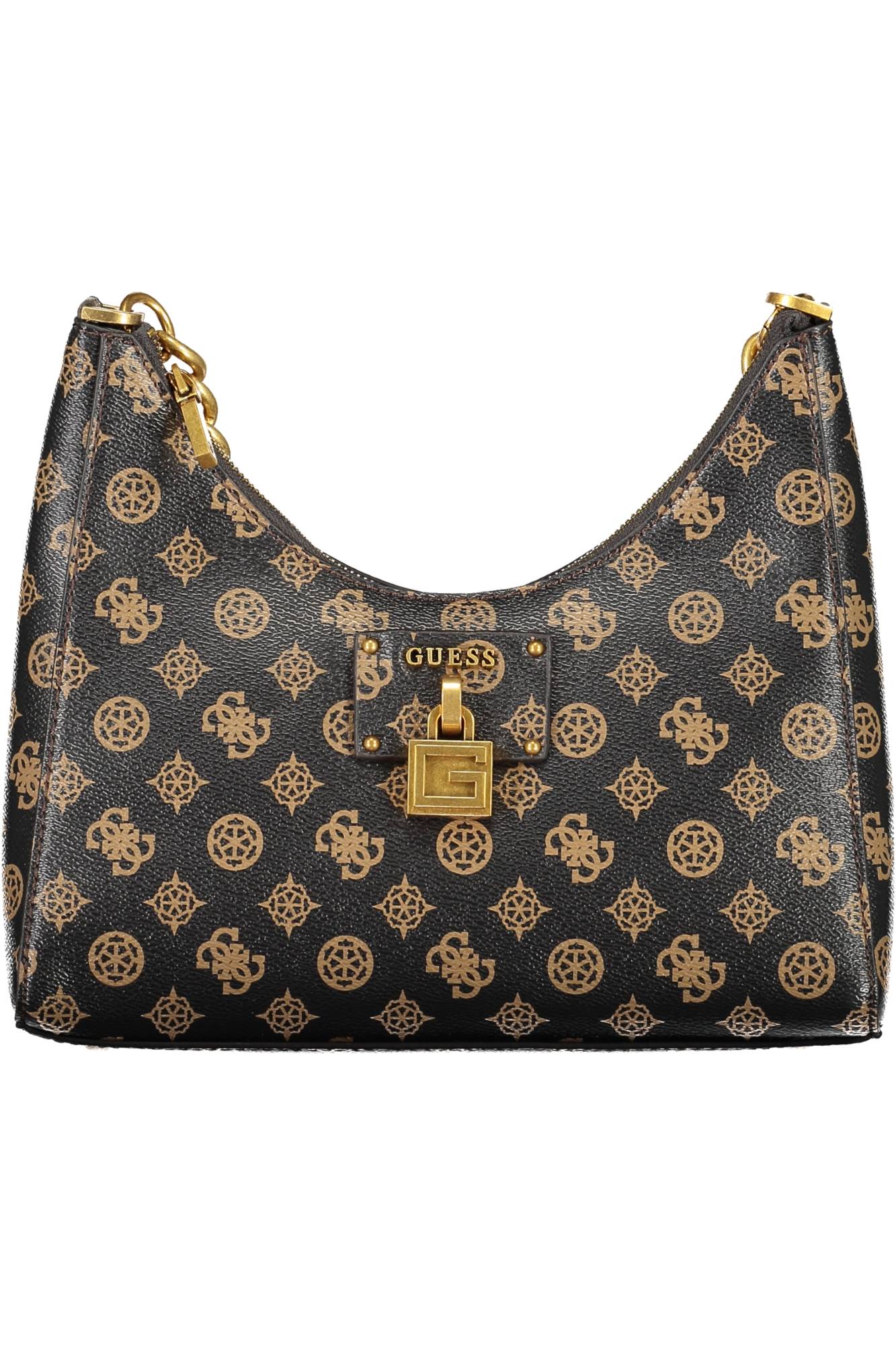 GUESS JEANS BROWN WOMAN BAG