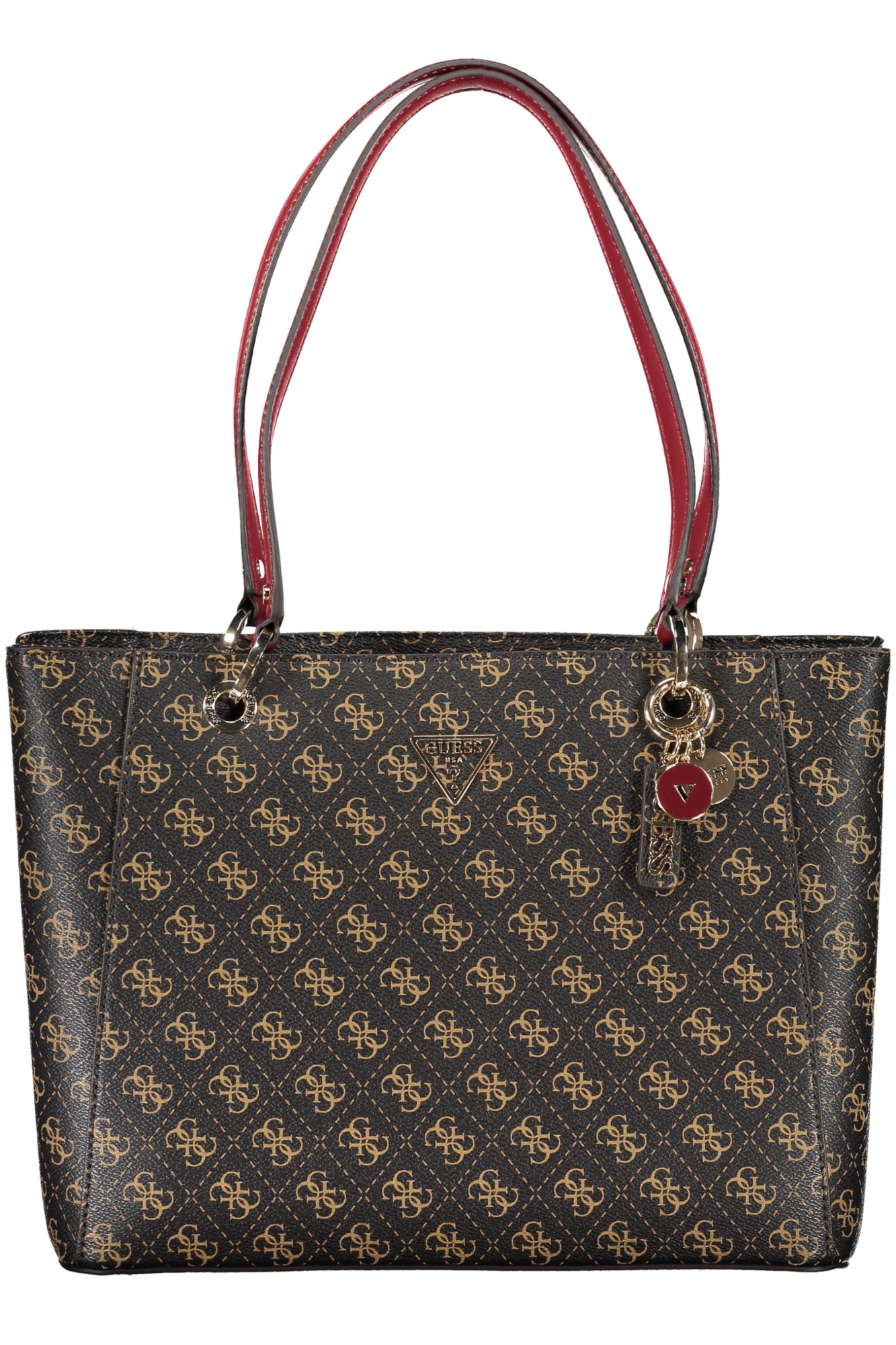 GUESS JEANS BROWN WOMEN'S BAG