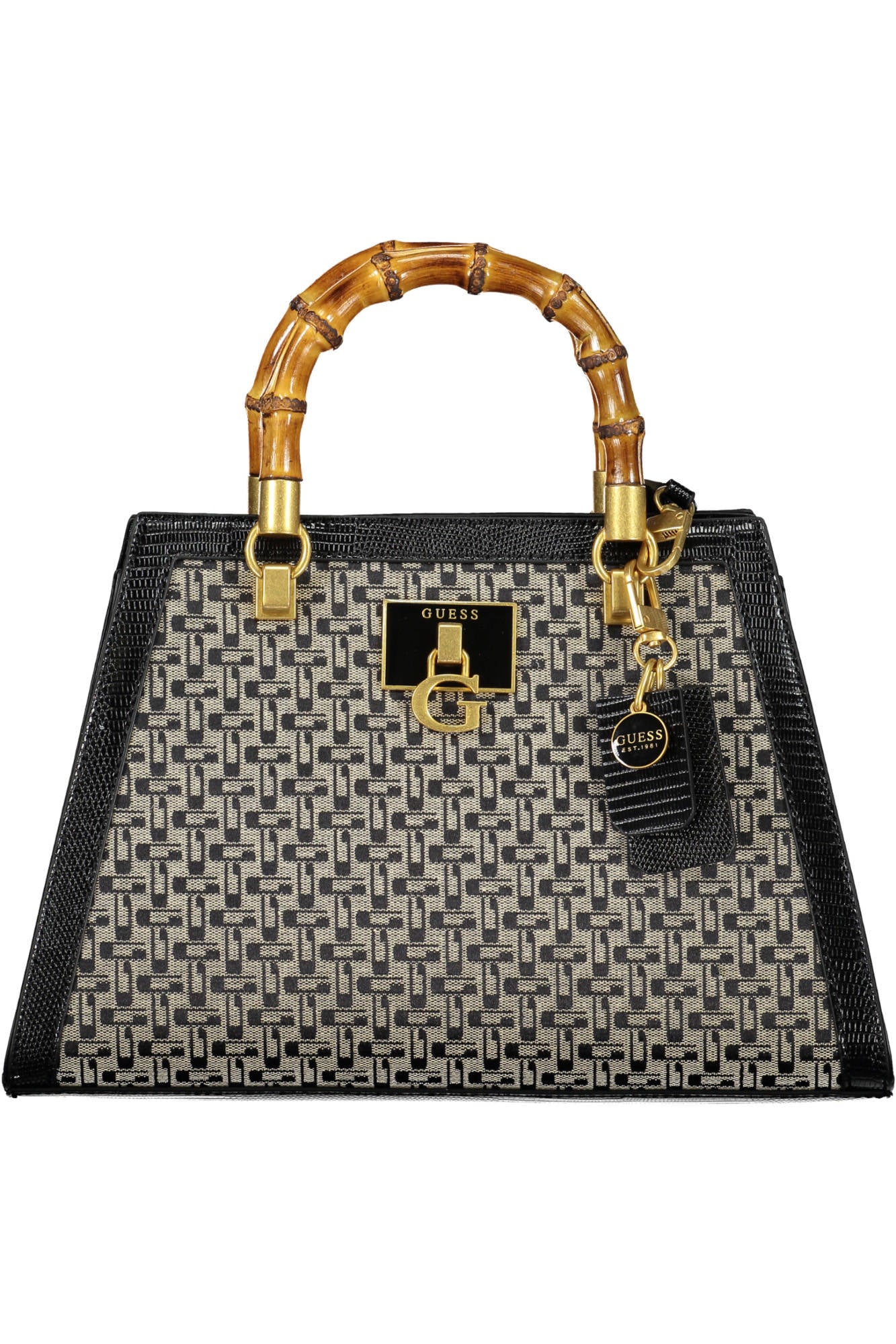 GUESS JEANS BLACK WOMEN'S BAG