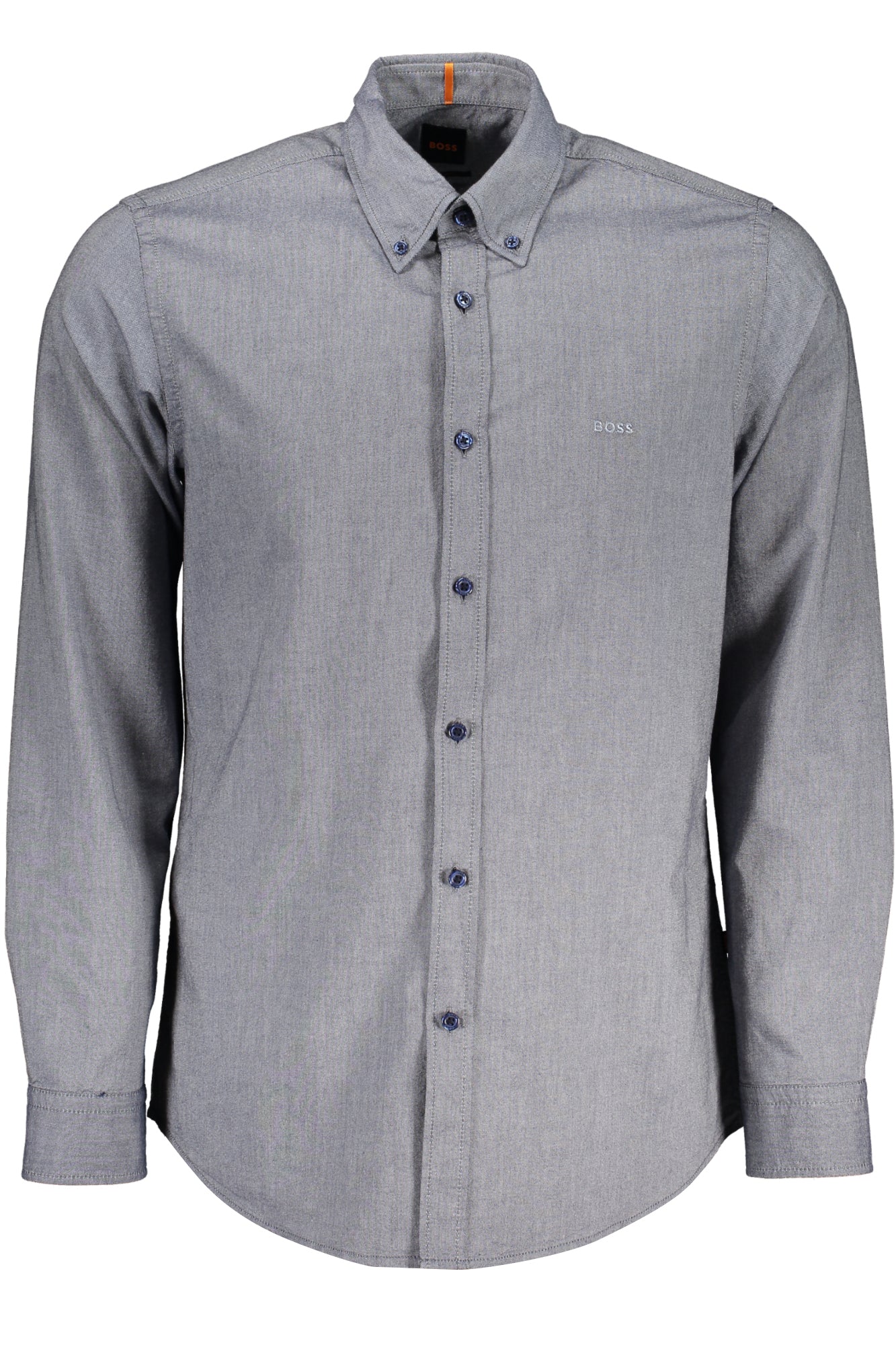 HUGO BOSS MEN'S LONG SLEEVE SHIRT BLUE
