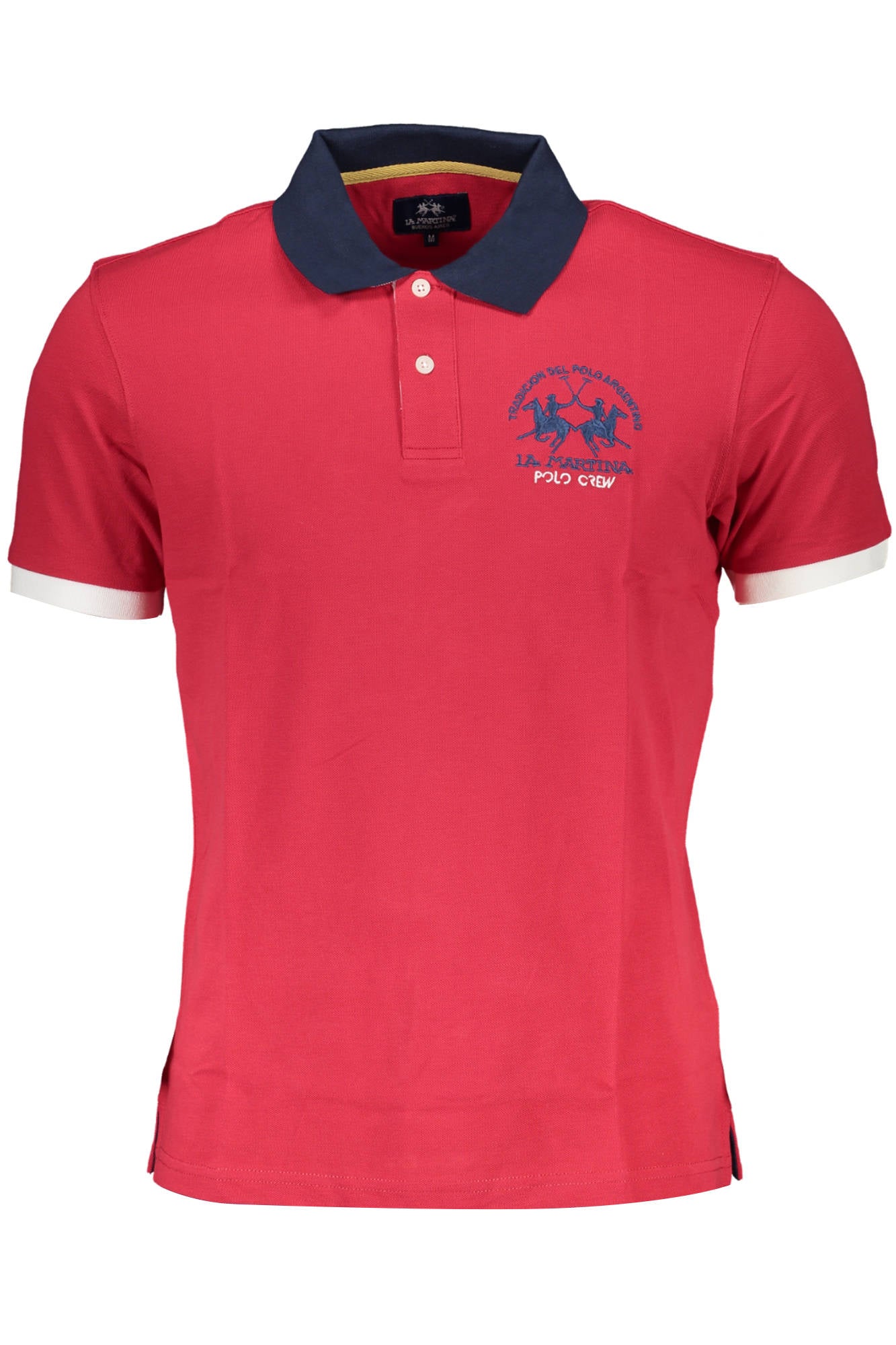 LA MARTINA MEN'S SHORT SLEEVE POLO SHIRT RED