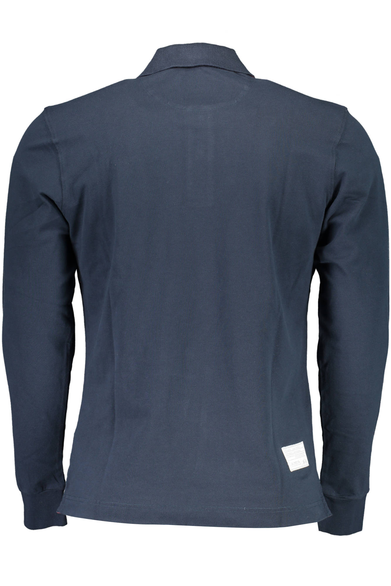 LA MARTINA MEN'S LONG SLEEVED POLO SHIRT BLUE