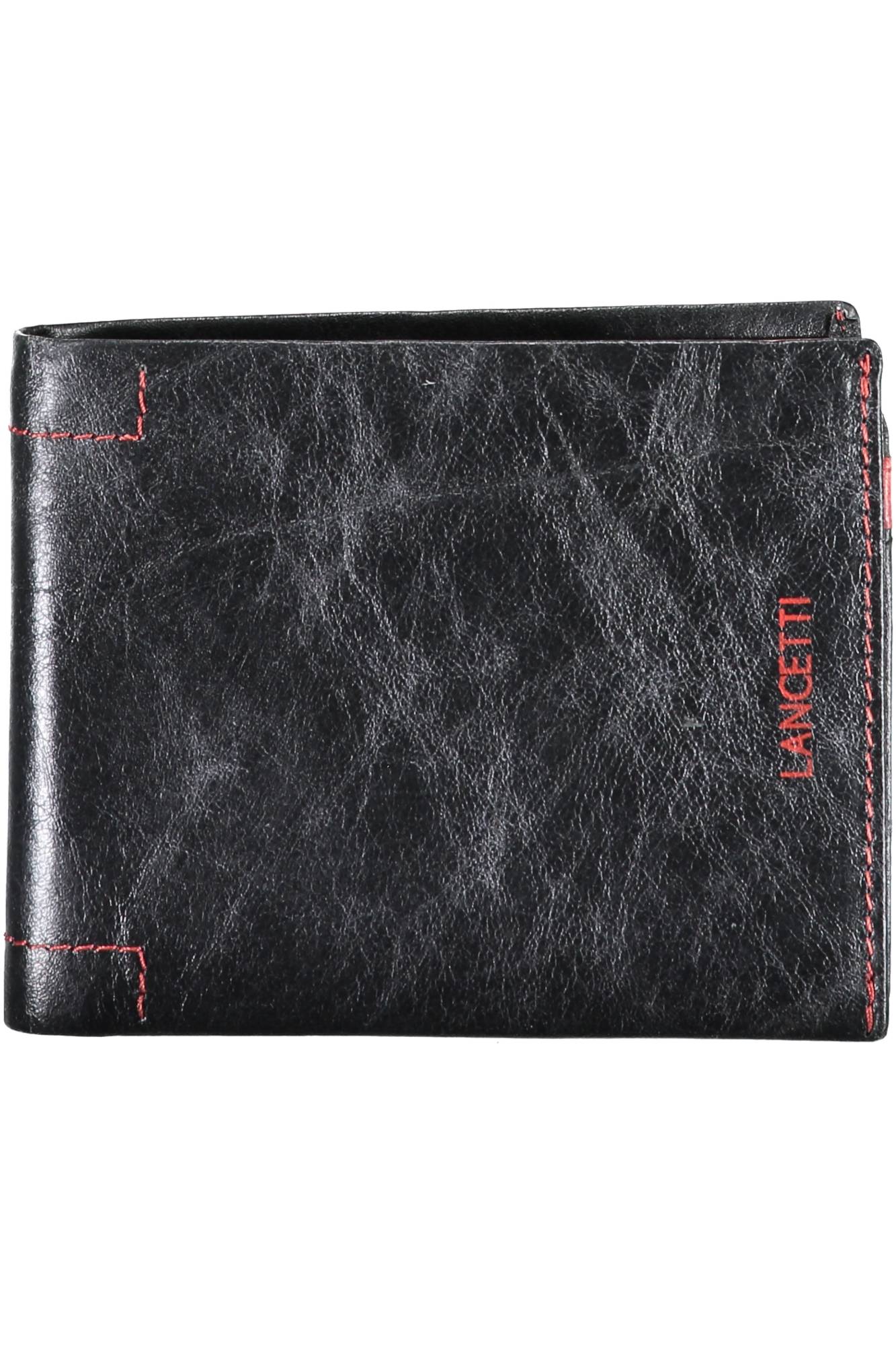 LANCETTI BLACK MEN'S WALLET