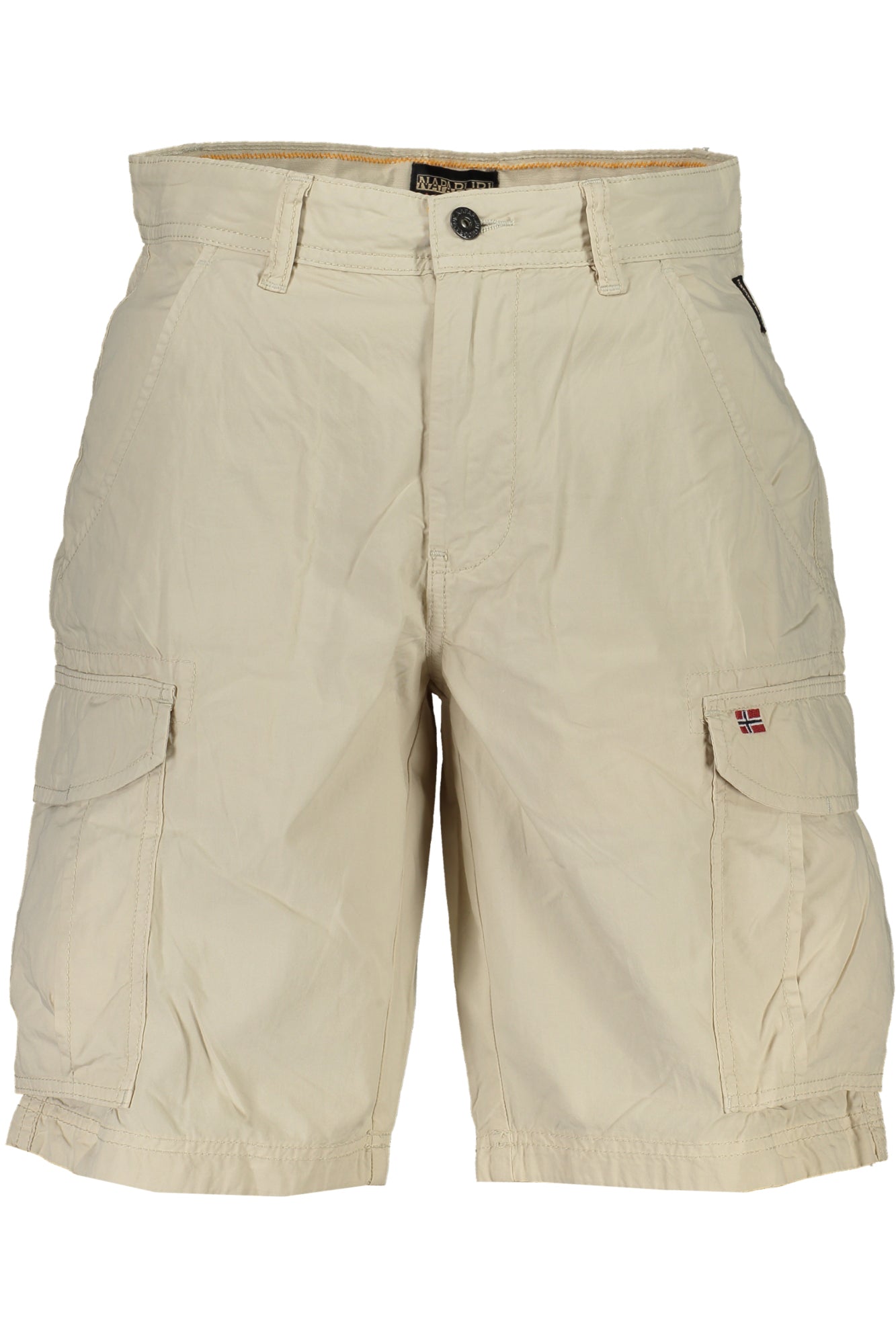 NAPAPIJRI MEN'S BEIGE BERMUDA PANTS