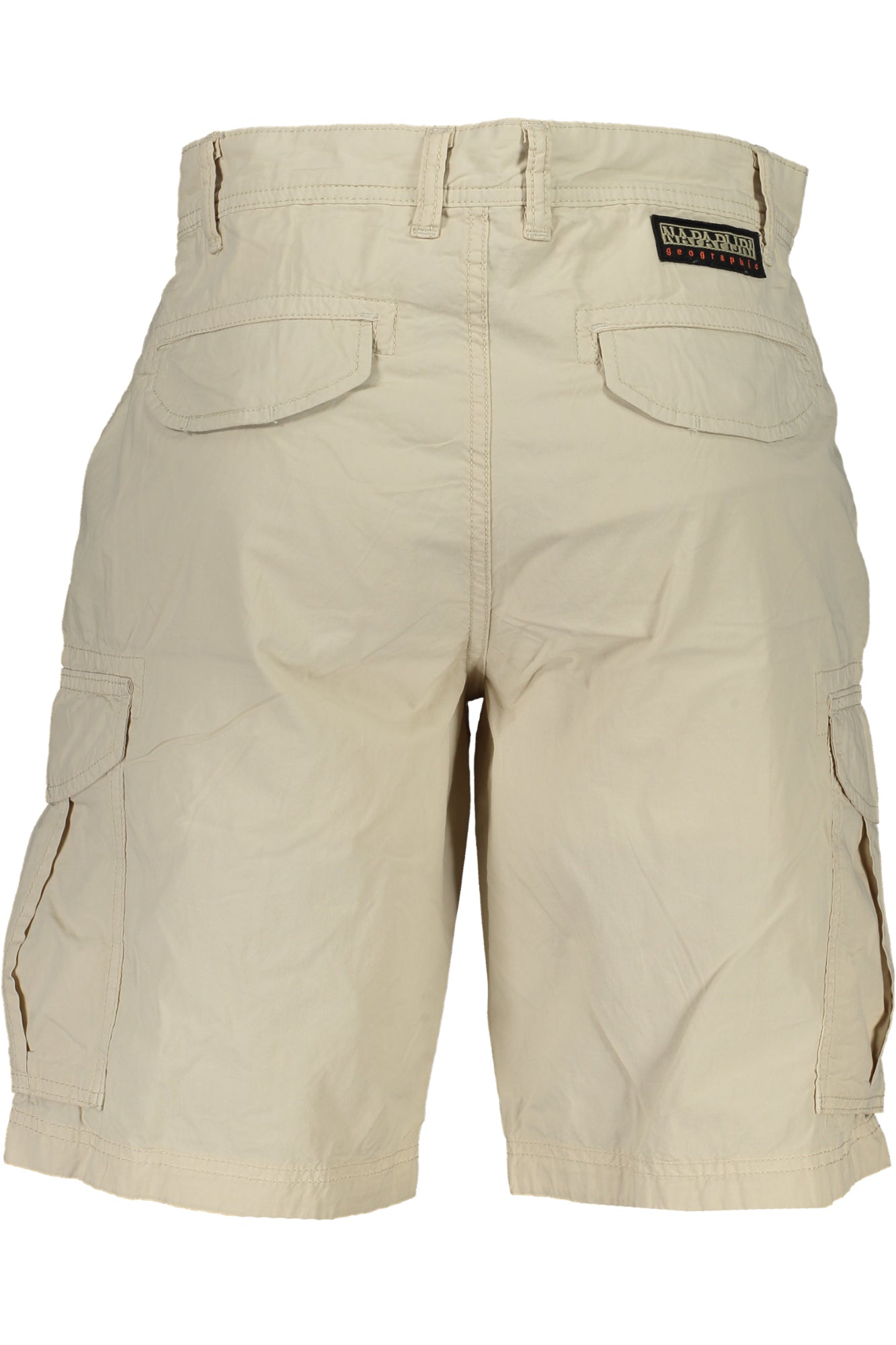 NAPAPIJRI MEN'S BEIGE BERMUDA PANTS