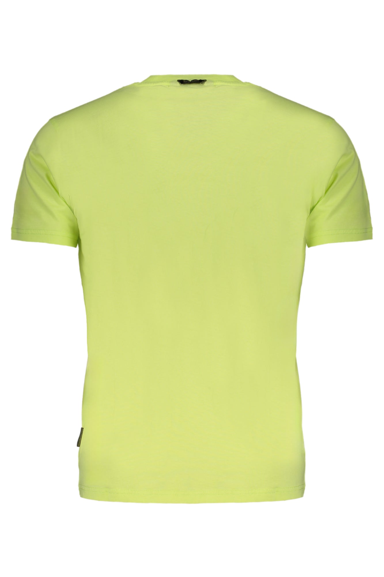 NAPAPIJRI YELLOW MEN'S SHORT SLEEVED T-SHIRT