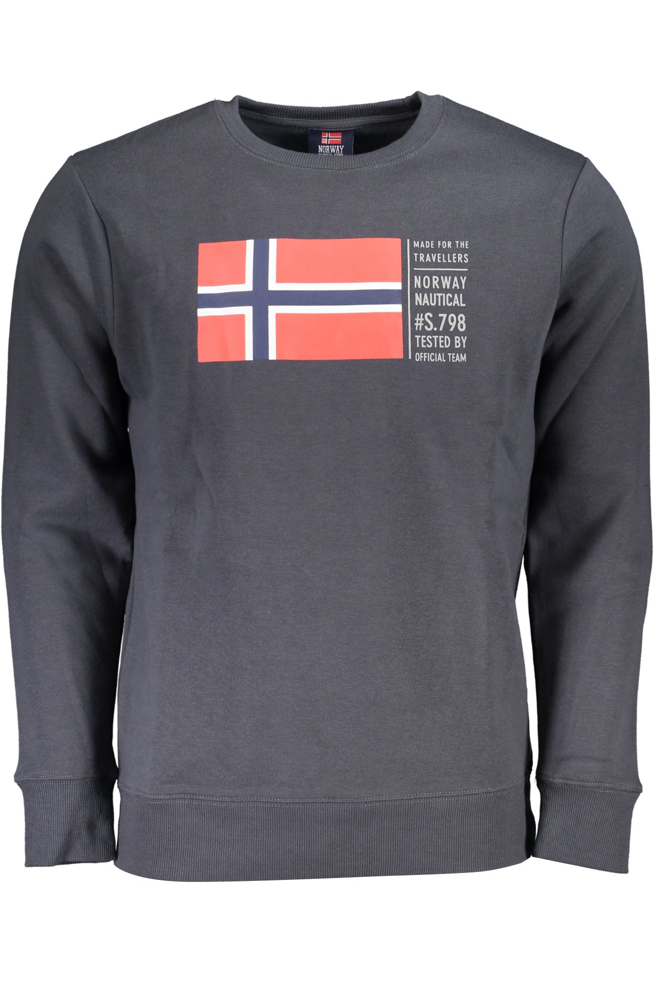 NORWAY 1963 MEN'S GRAY ZIPLESS SWEATSHIRT