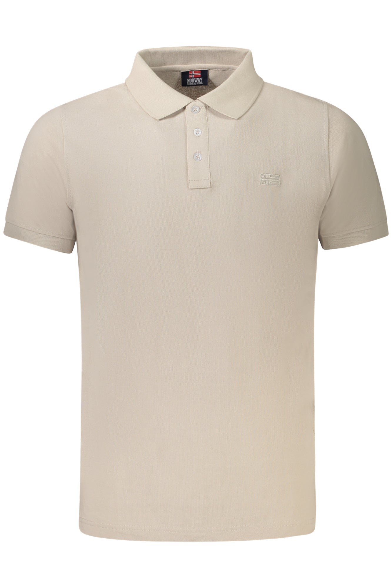 NORWAY 1963 MEN'S SHORT SLEEVE POLO SHIRT BEIGE