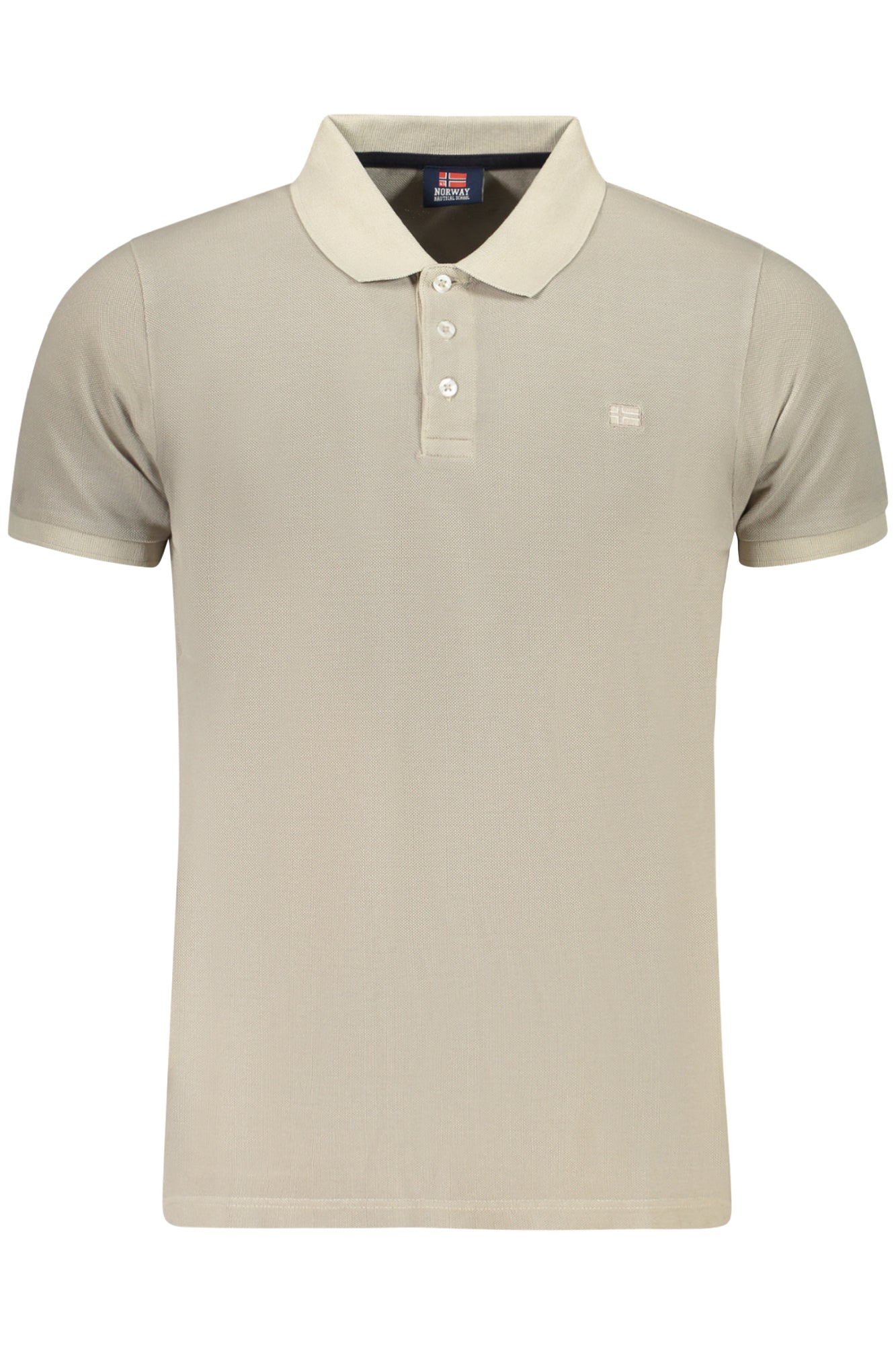 NORWAY 1963 MEN'S SHORT SLEEVE POLO SHIRT BEIGE