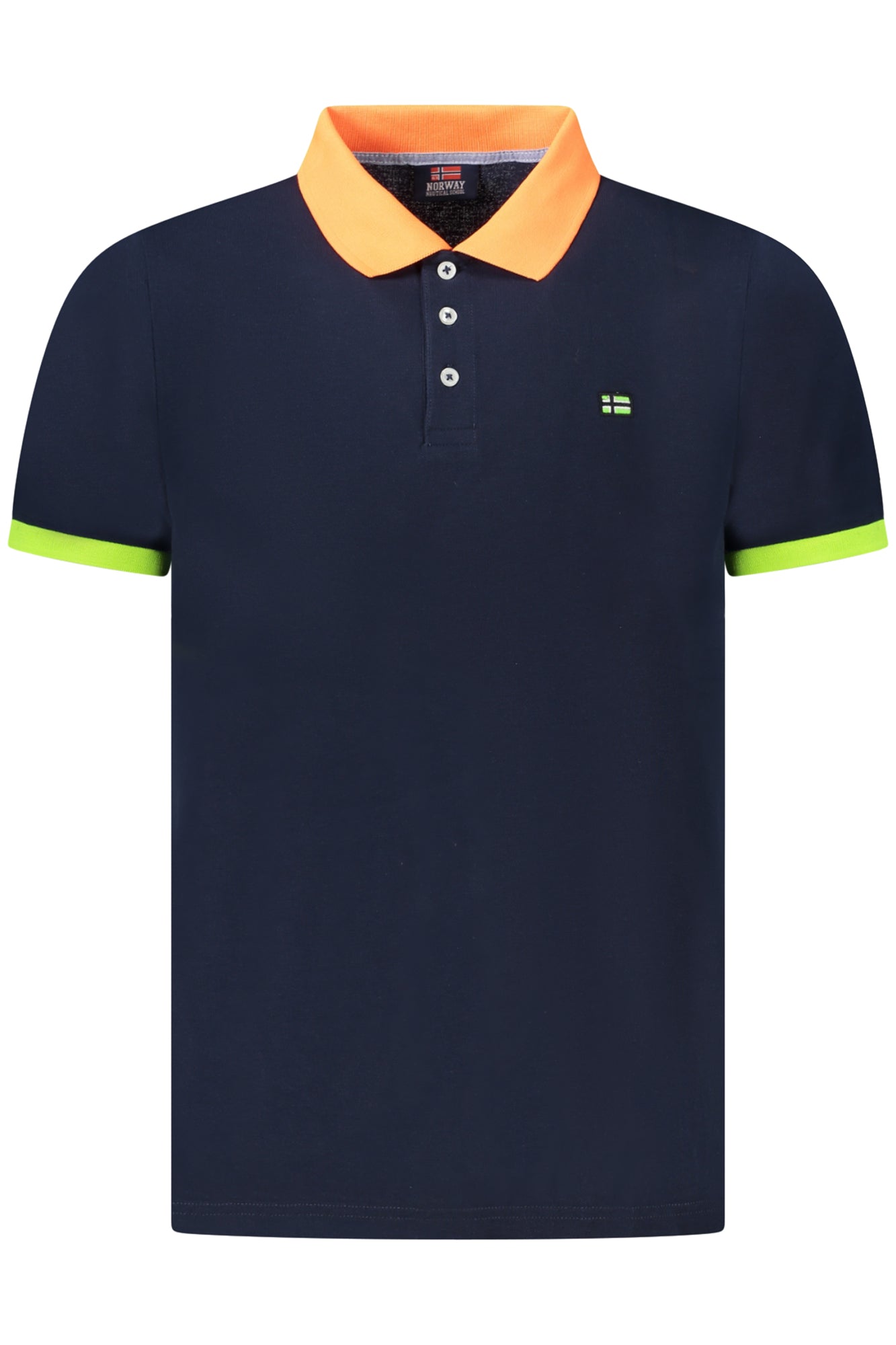 NORWAY 1963 MEN'S SHORT SLEEVE POLO BLUE