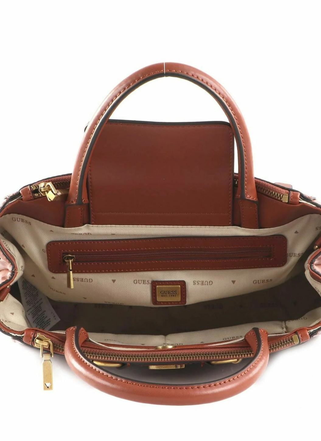 GUESS JEANS WOMEN'S BAG BROWN