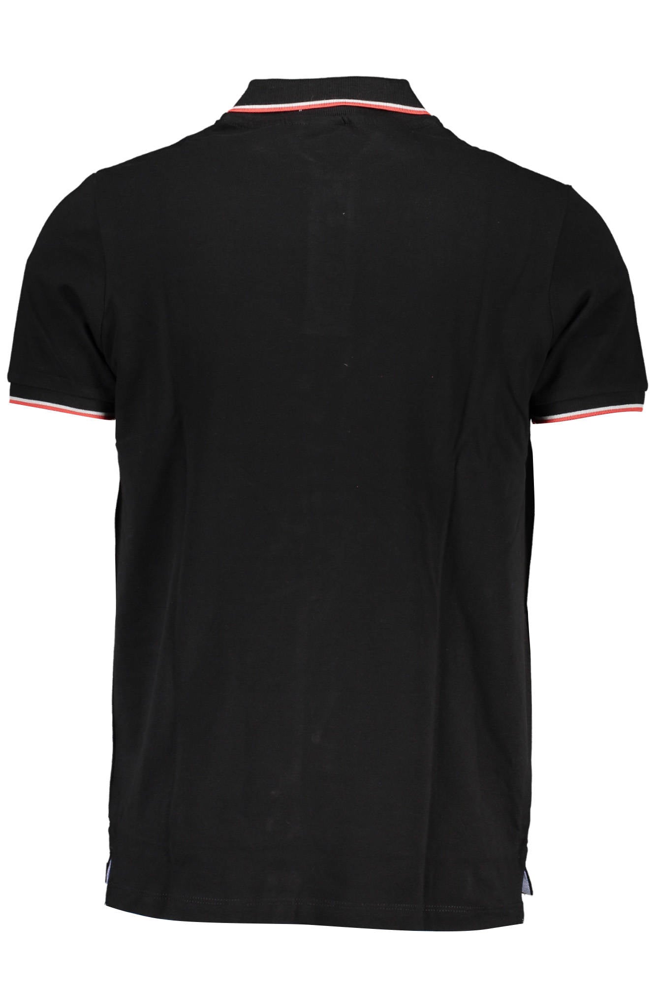 NAUTICAL SCHOOL BLACK MEN'S SHORT SLEEVED POLO SHIRT
