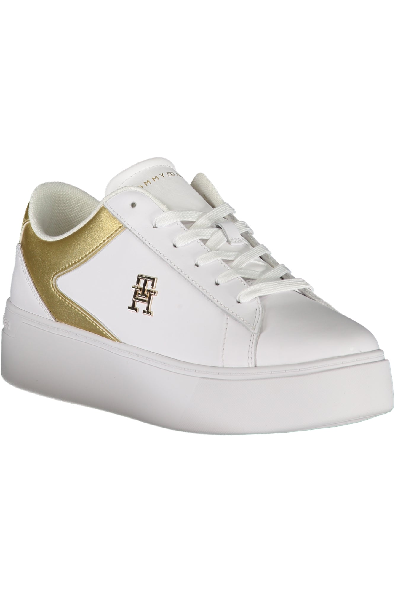 TOMMY HILFIGER WHITE WOMEN'S SPORTS SHOES