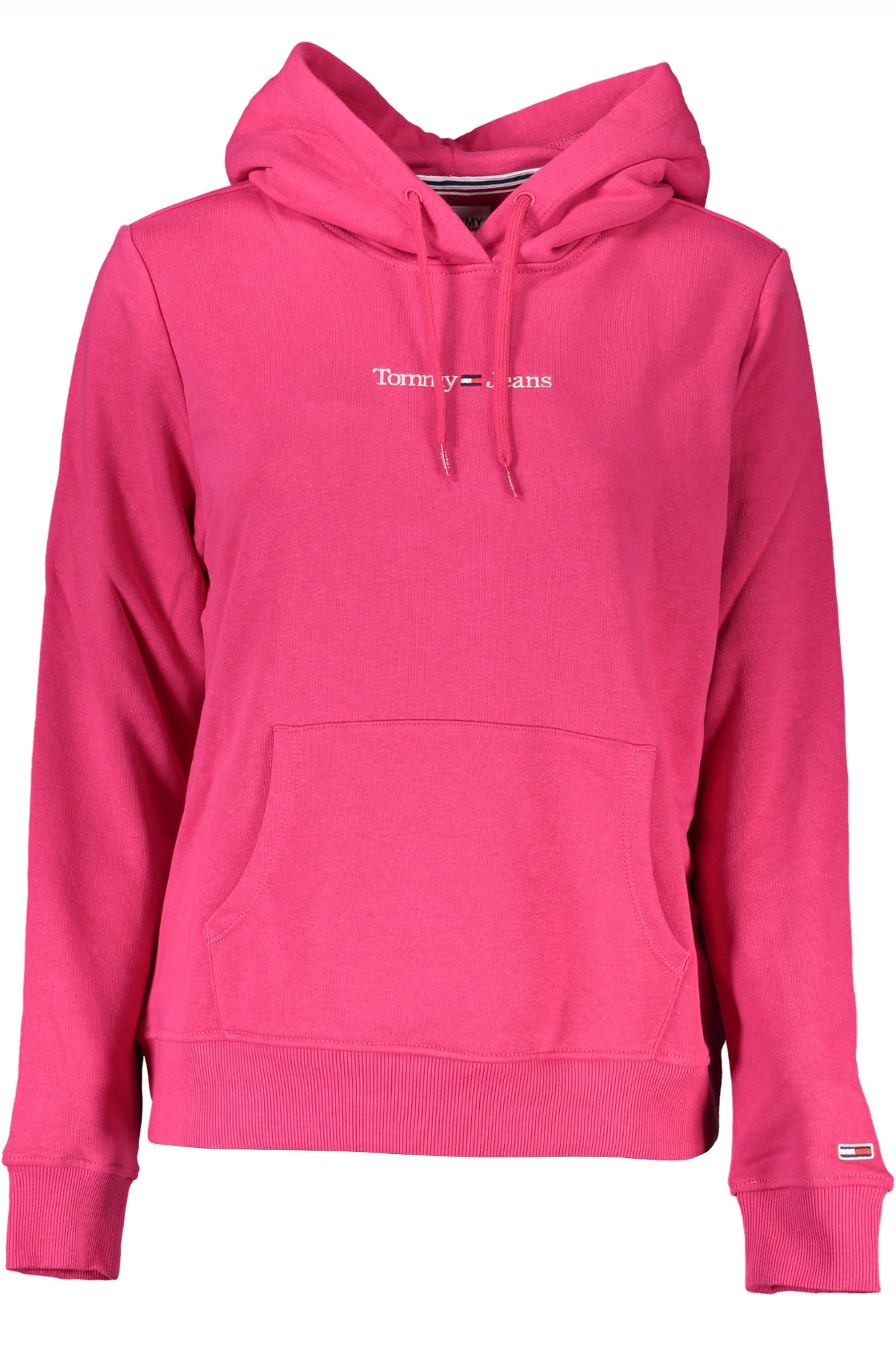 TOMMY HILFIGER WOMEN'S PINK ZIPLESS SWEATSHIRT