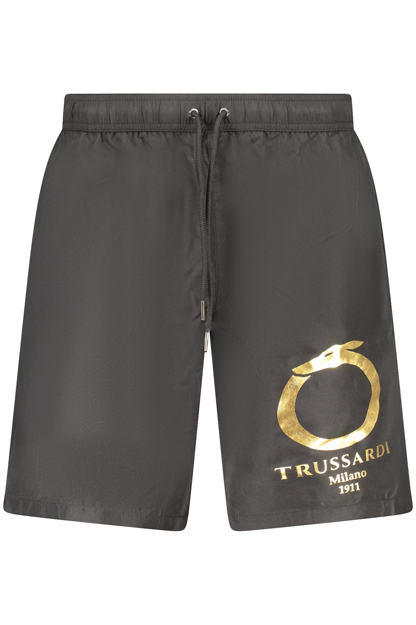 TRUSSARDI MEN'S BLACK SHORT PANTS