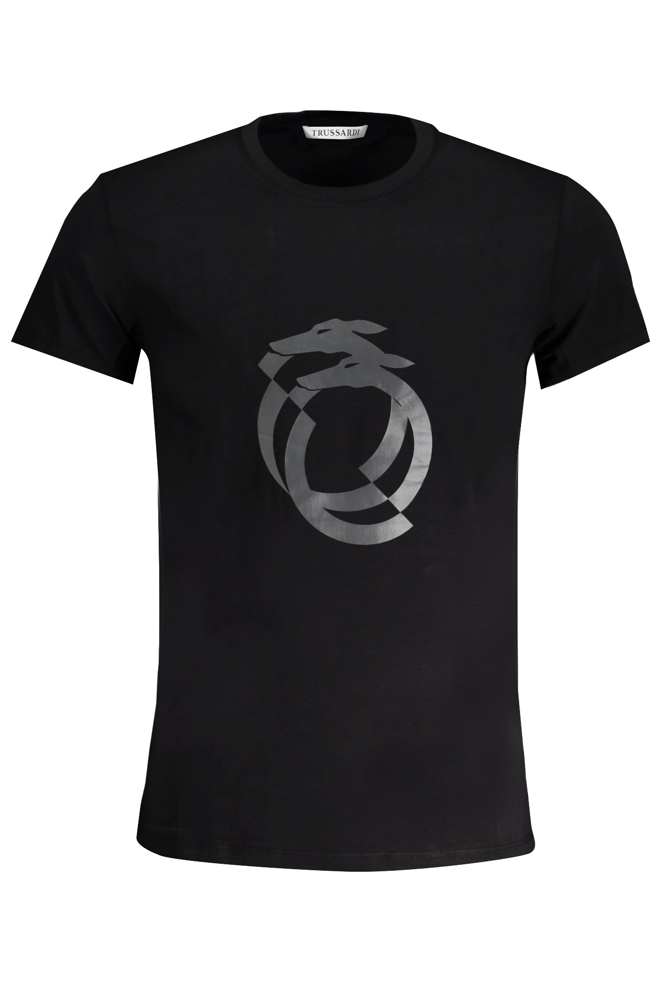 TRUSSARDI MEN'S SHORT SLEEVE T-SHIRT BLACK
