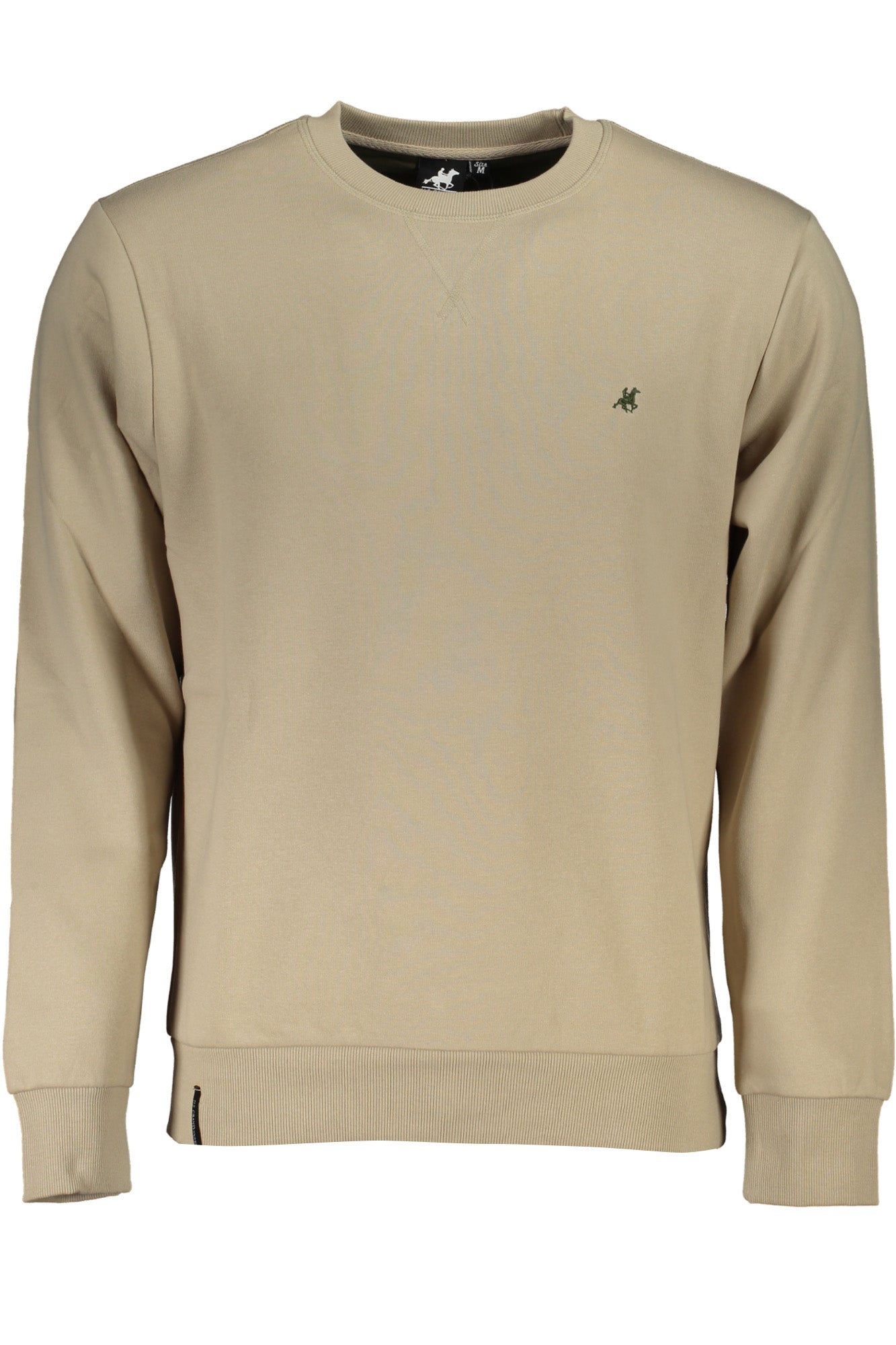 US GRAND POLO MEN'S BEIGE ZIPLESS SWEATSHIRT