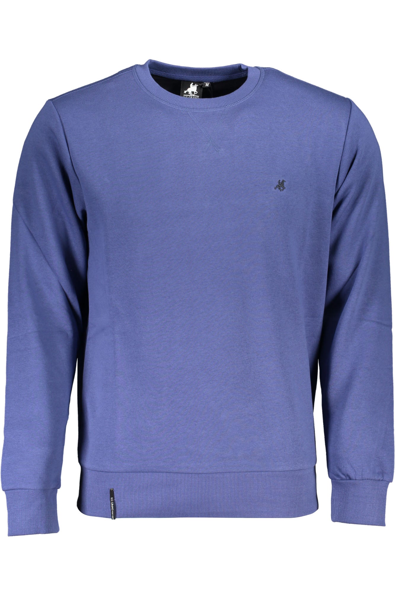 US GRAND POLO MEN'S BLUE ZIPLESS SWEATSHIRT