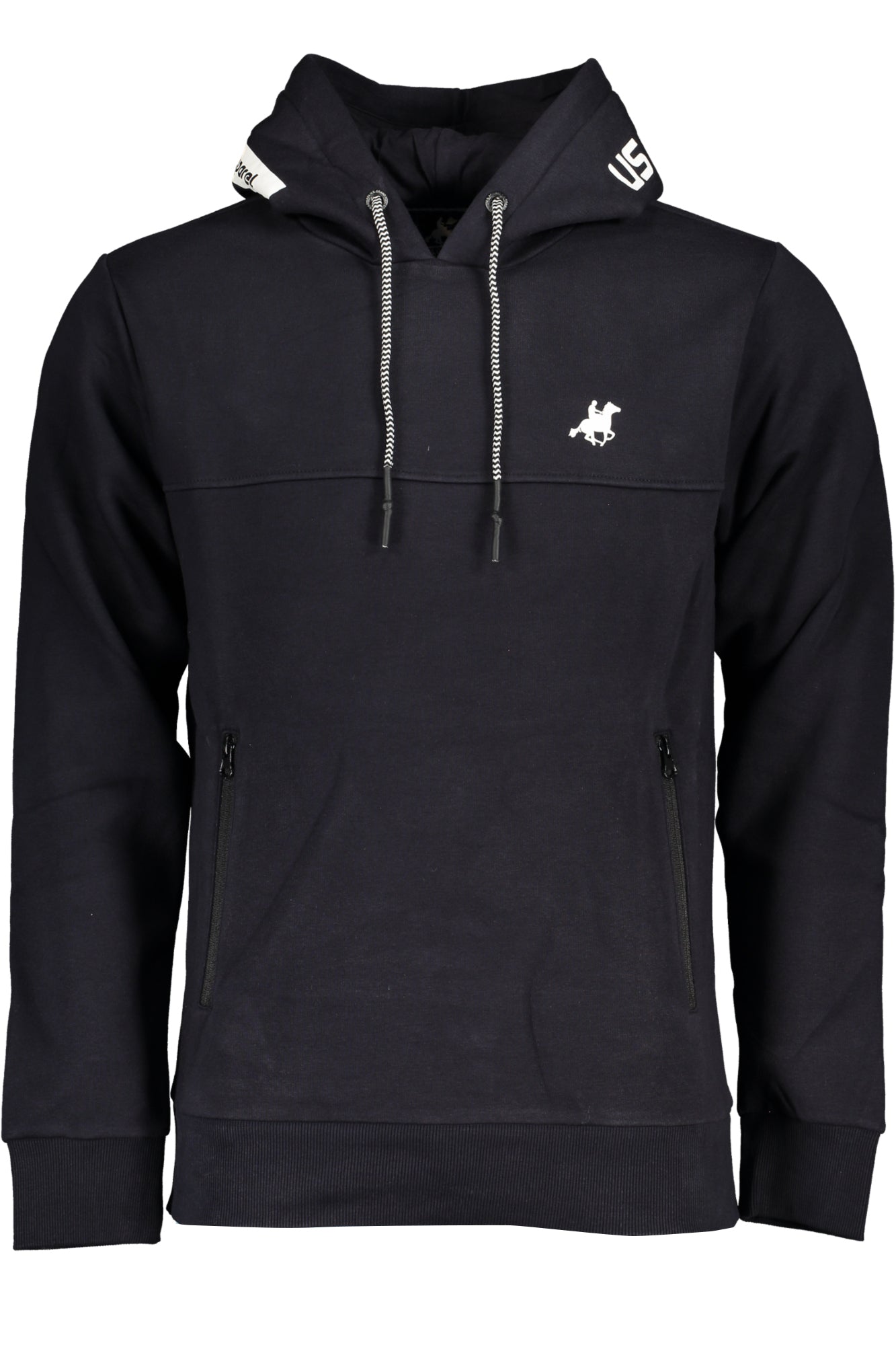 US GRAND POLO MEN'S BLUE ZIPLESS SWEATSHIRT