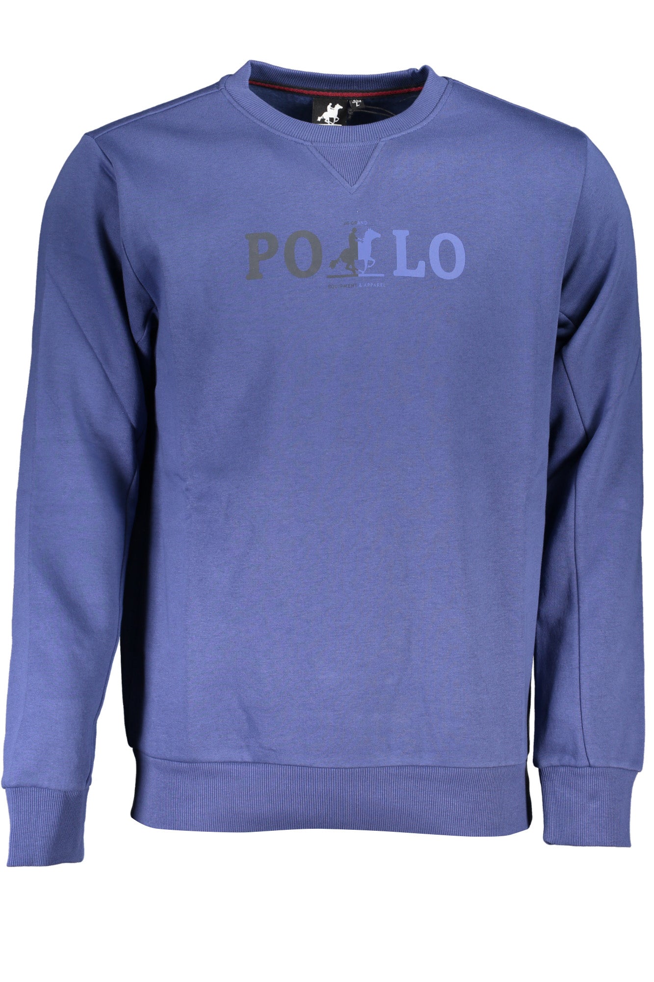 US GRAND POLO MEN'S BLUE ZIPLESS SWEATSHIRT
