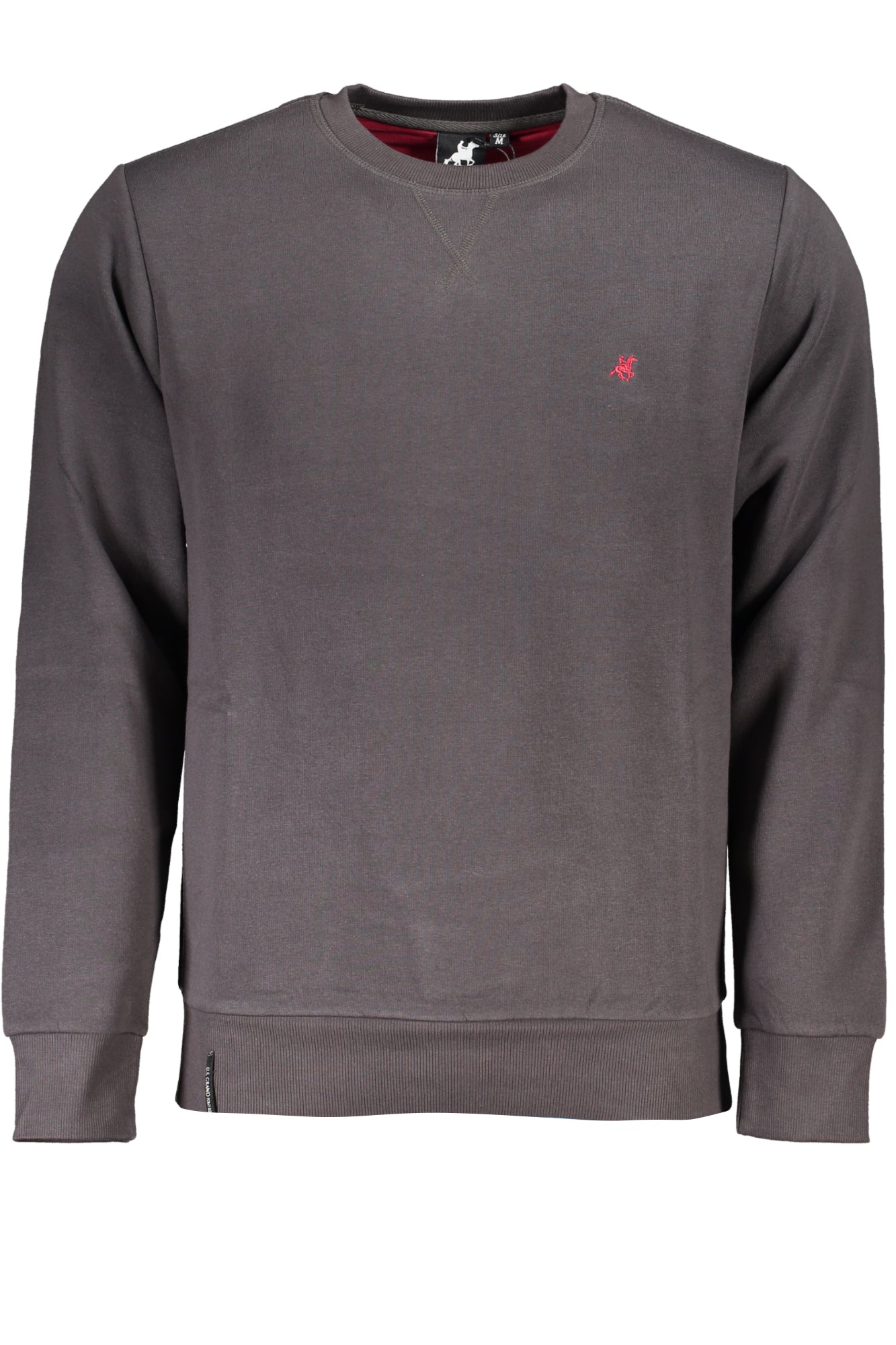 US GRAND POLO MEN'S GRAY ZIPLESS SWEATSHIRT