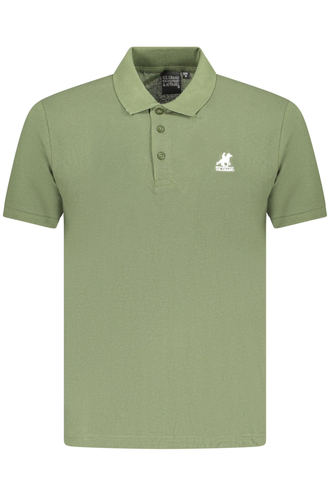 US GRAND POLO MEN'S SHORT SLEEVE POLO GREEN