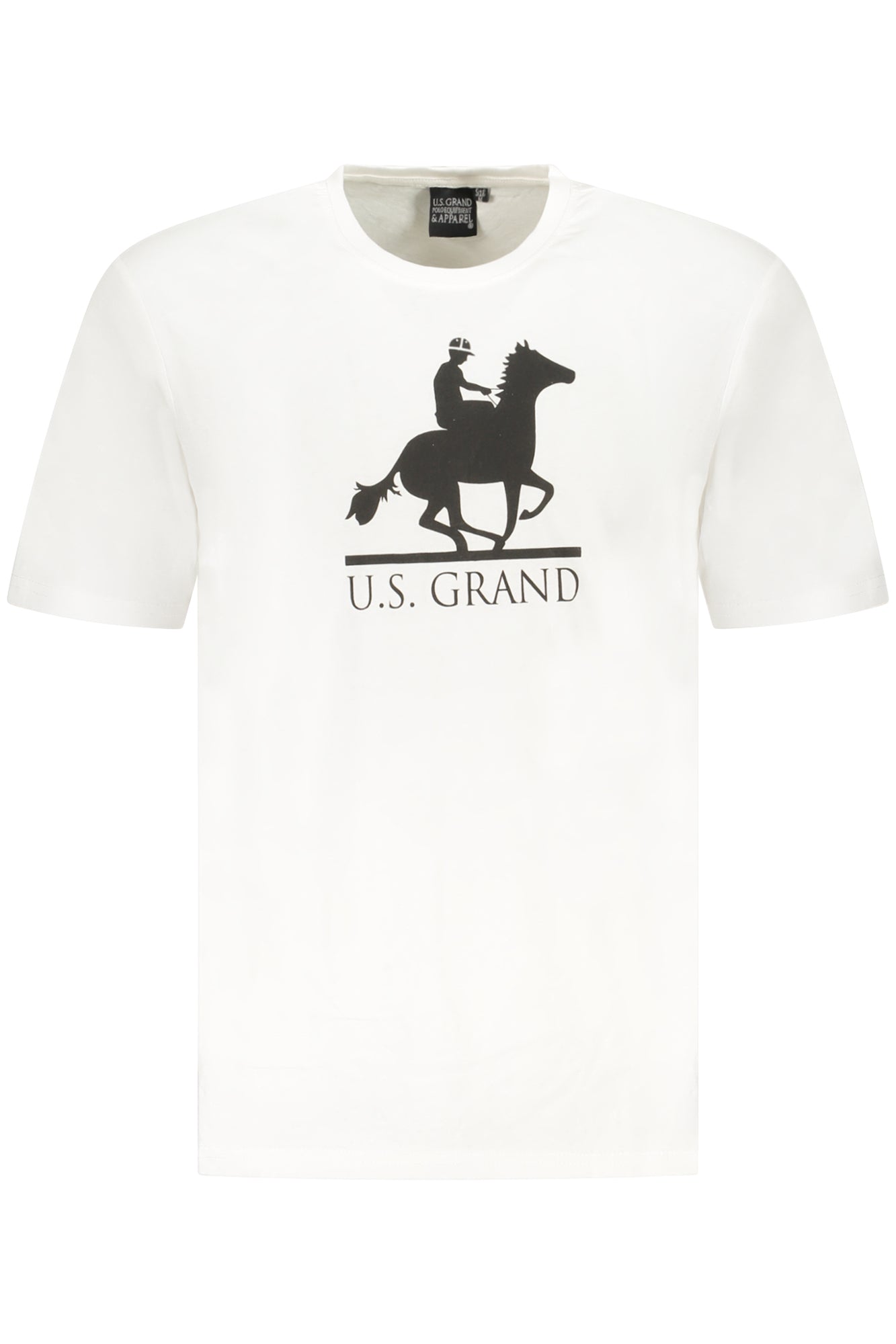 US GRAND POLO SHORT SLEEVE T-SHIRT MEN WHITE