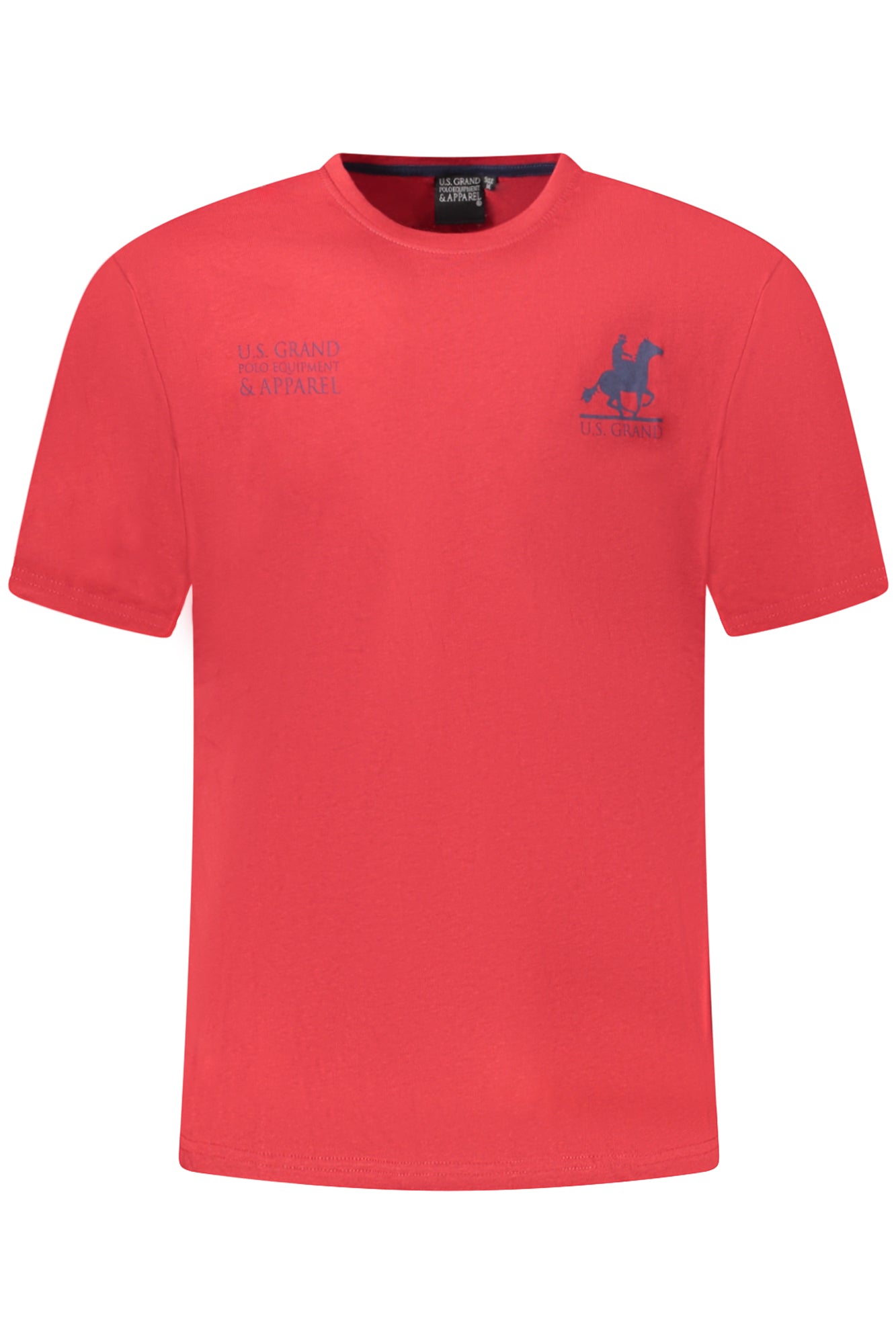 US GRAND POLO MEN'S SHORT SLEEVE T-SHIRT RED