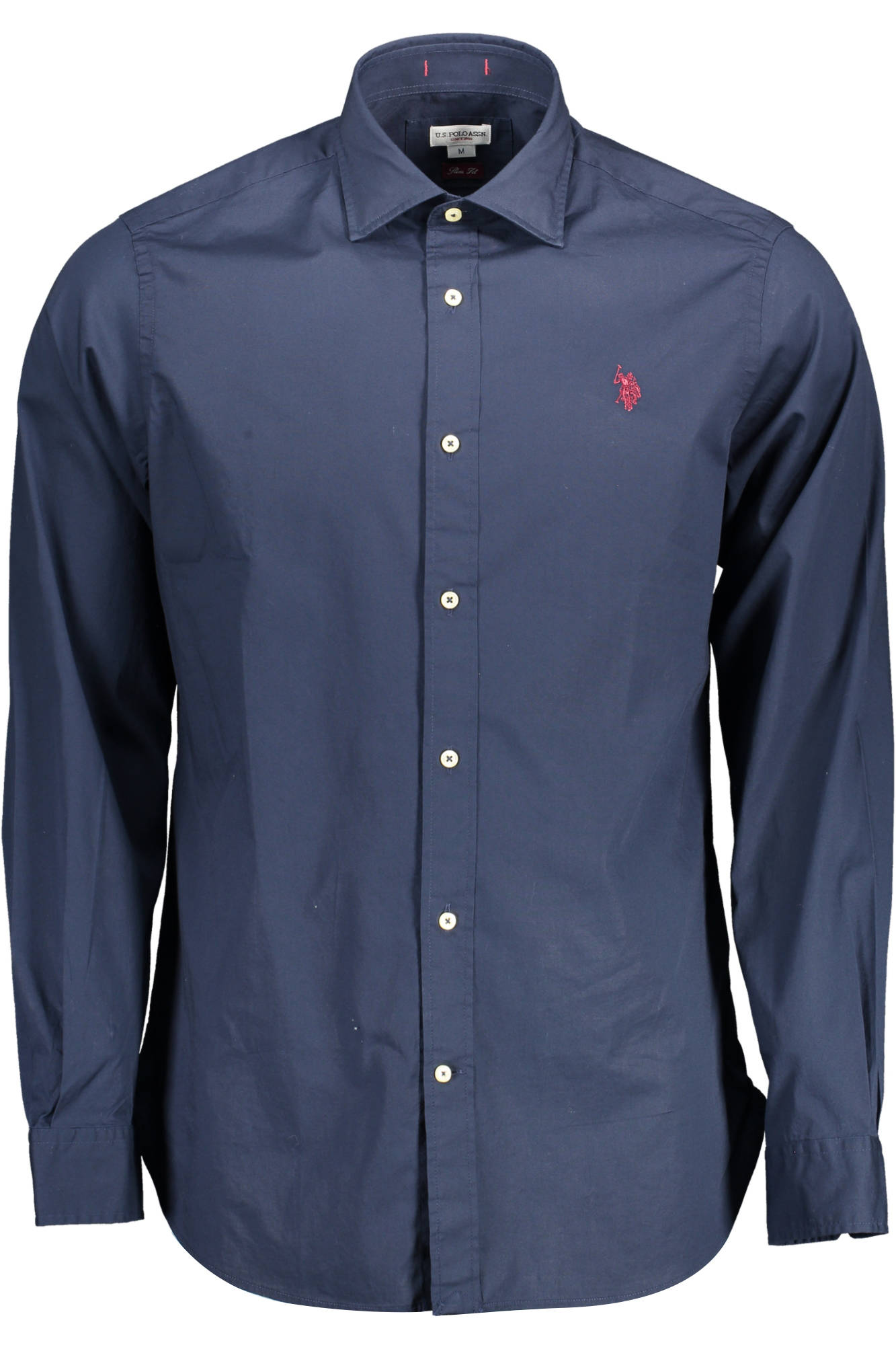 US POLO SHIRT LONG SLEEVE MAN BLUE