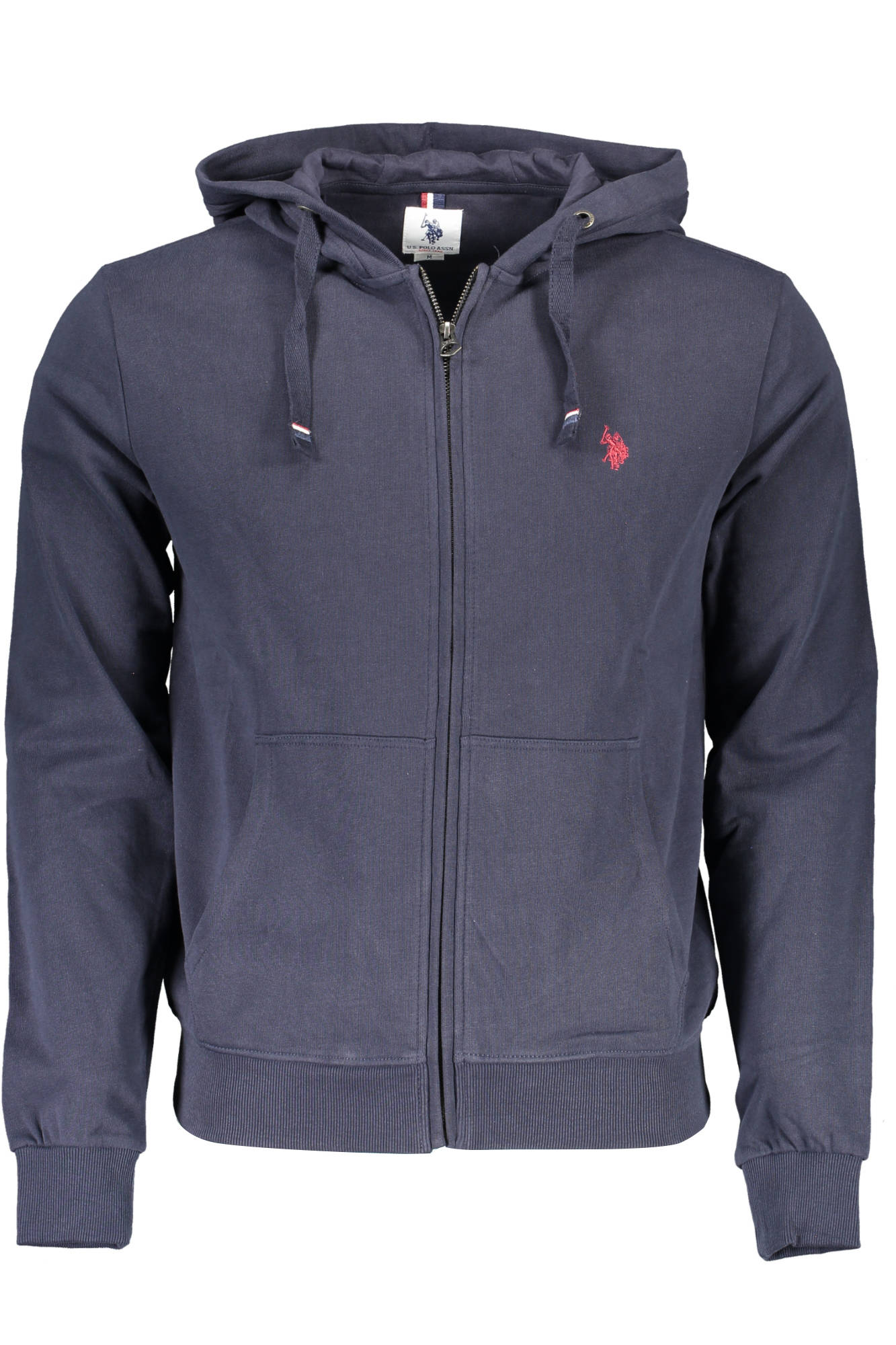 US POLO MEN'S BLUE SWEATSHIRT WITH ZIP